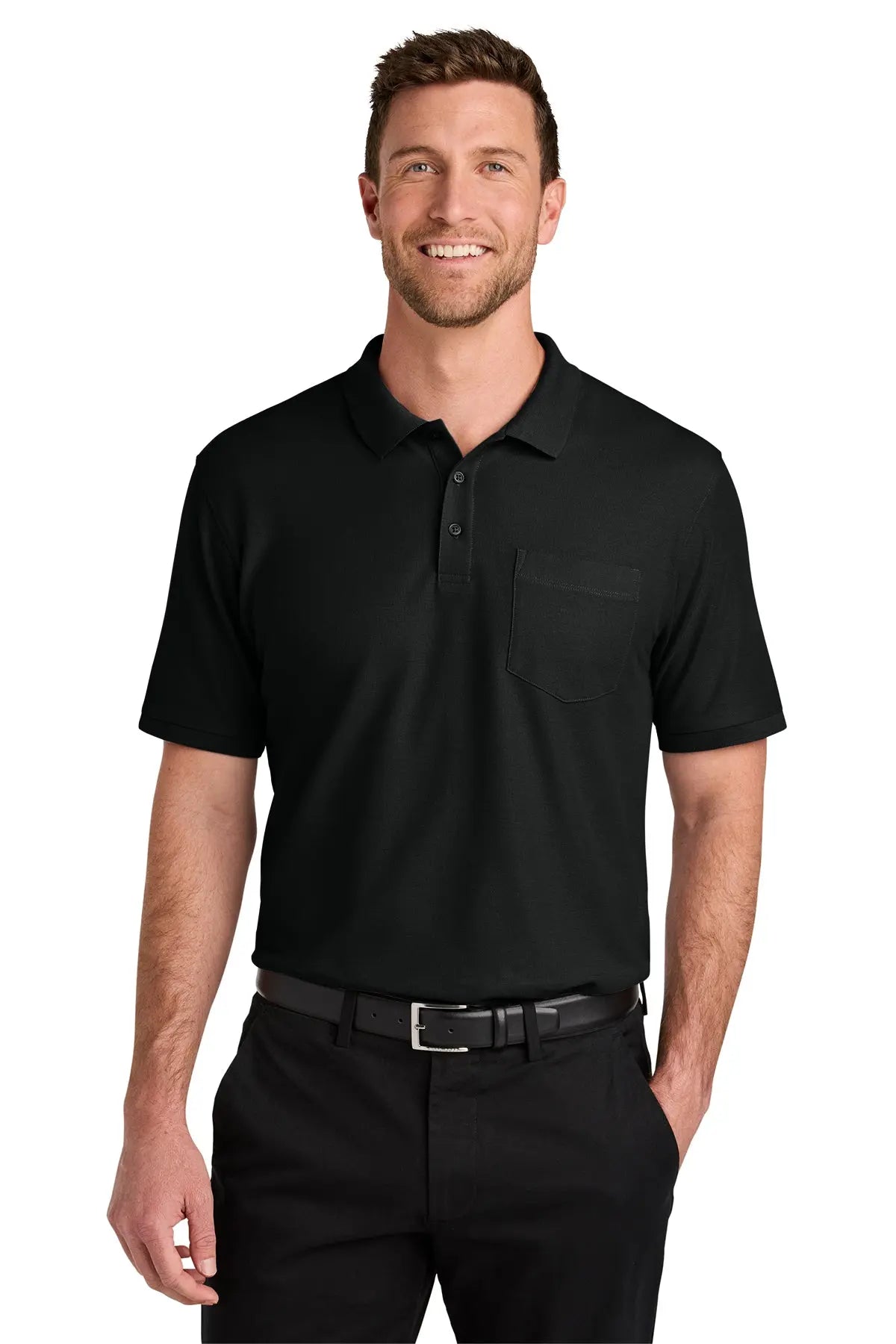 Port Authority® Tall Wearever Signature Pique Pocket Polo #TLK200PGame Over Merch