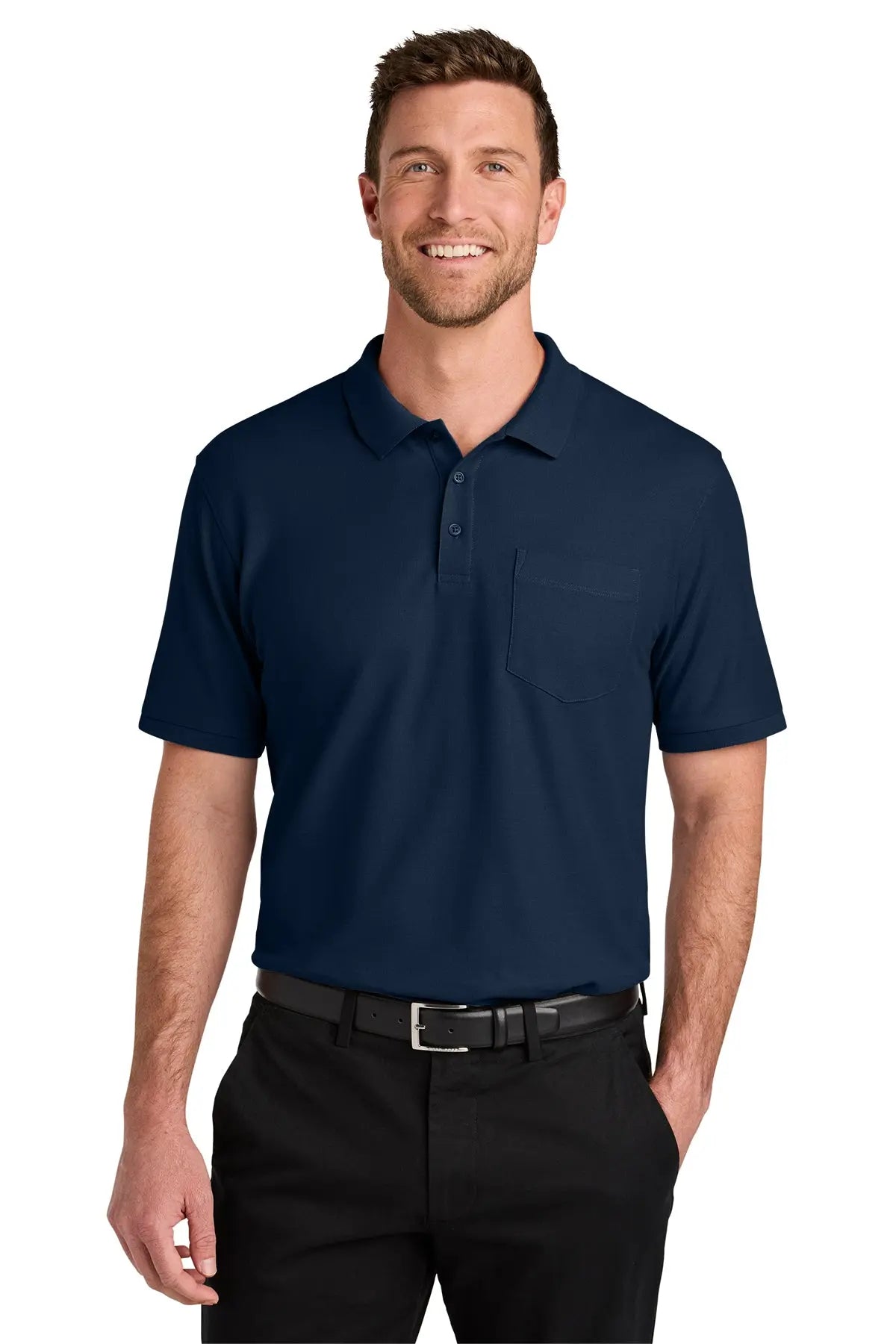 Port Authority® Tall Wearever Signature Pique Pocket Polo #TLK200PGame Over Merch