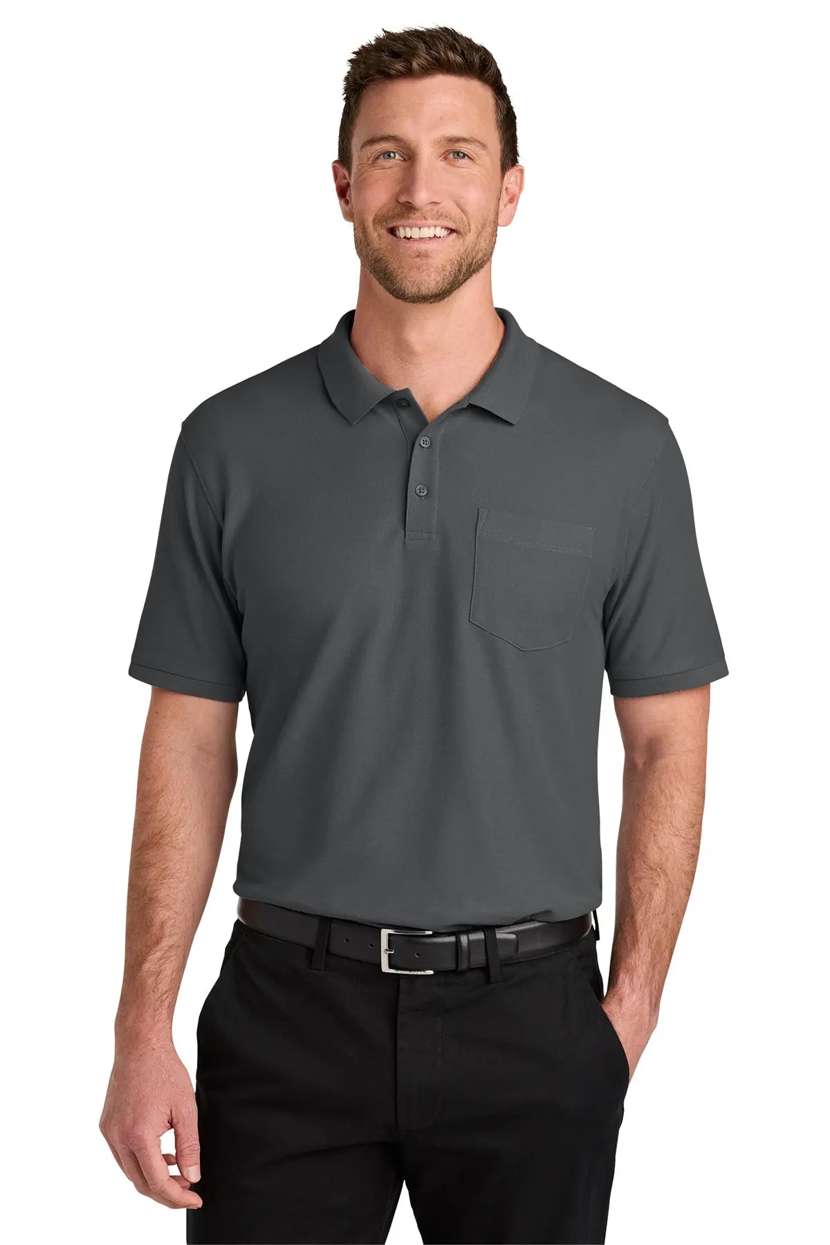 Port Authority® Tall Wearever Signature Pique Pocket Polo #TLK200PGame Over Merch