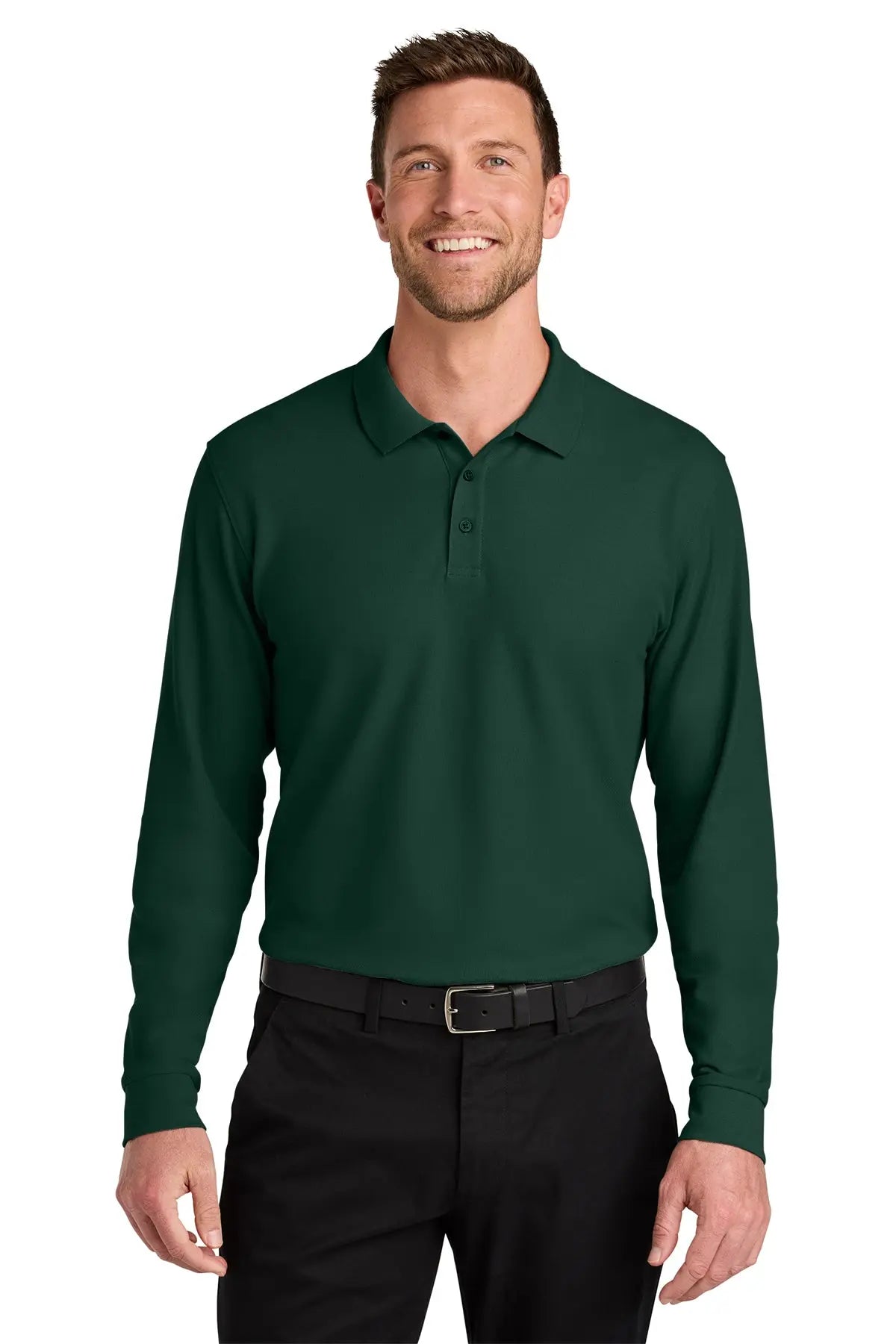 Port Authority® Wearever Signature Pique Long Sleeve Polo #K200LSGame Over Merch