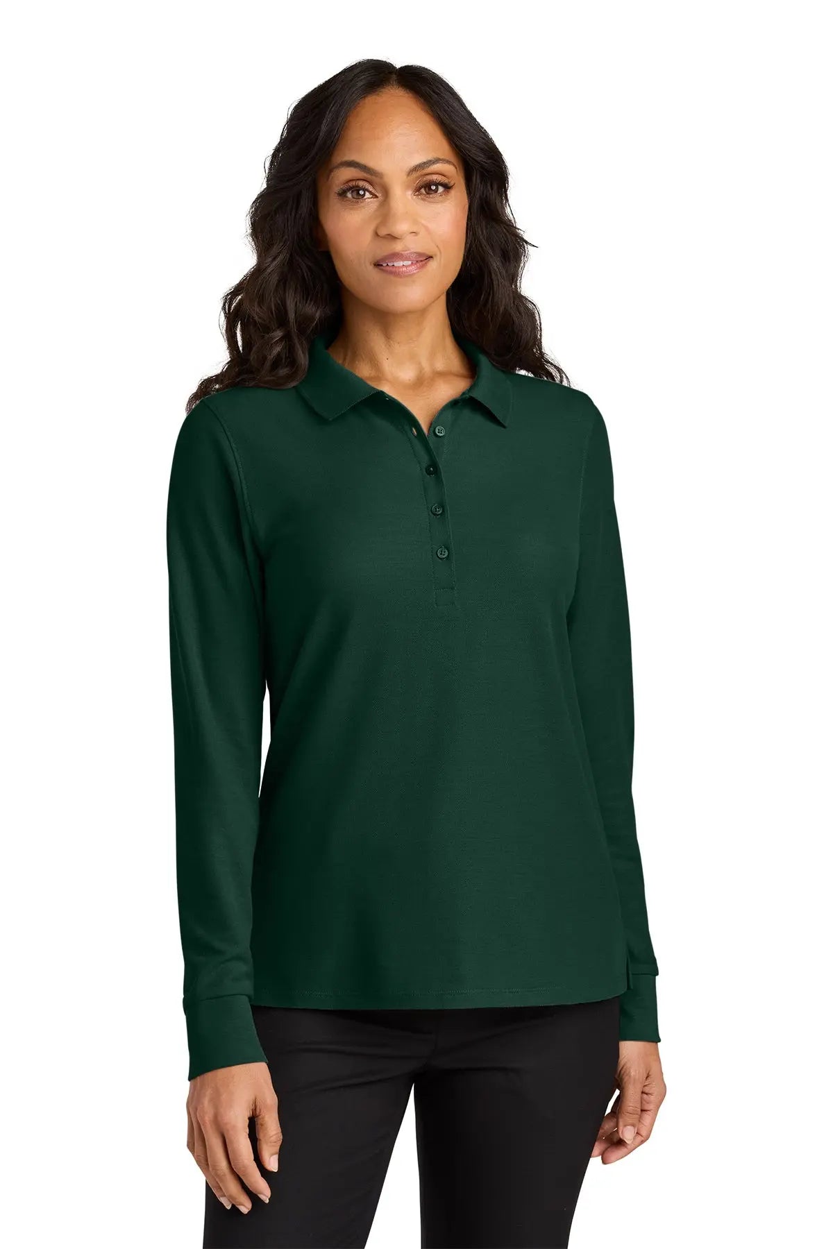 Port Authority® Women’s Wearever Signature Pique Long Sleeve Polo #LK200LSGame Over Merch