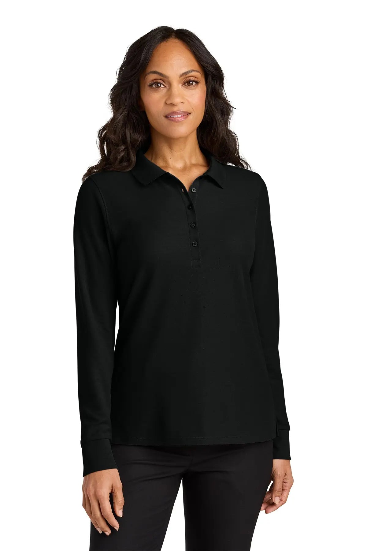 Port Authority® Women’s Wearever Signature Pique Long Sleeve Polo #LK200LSGame Over Merch