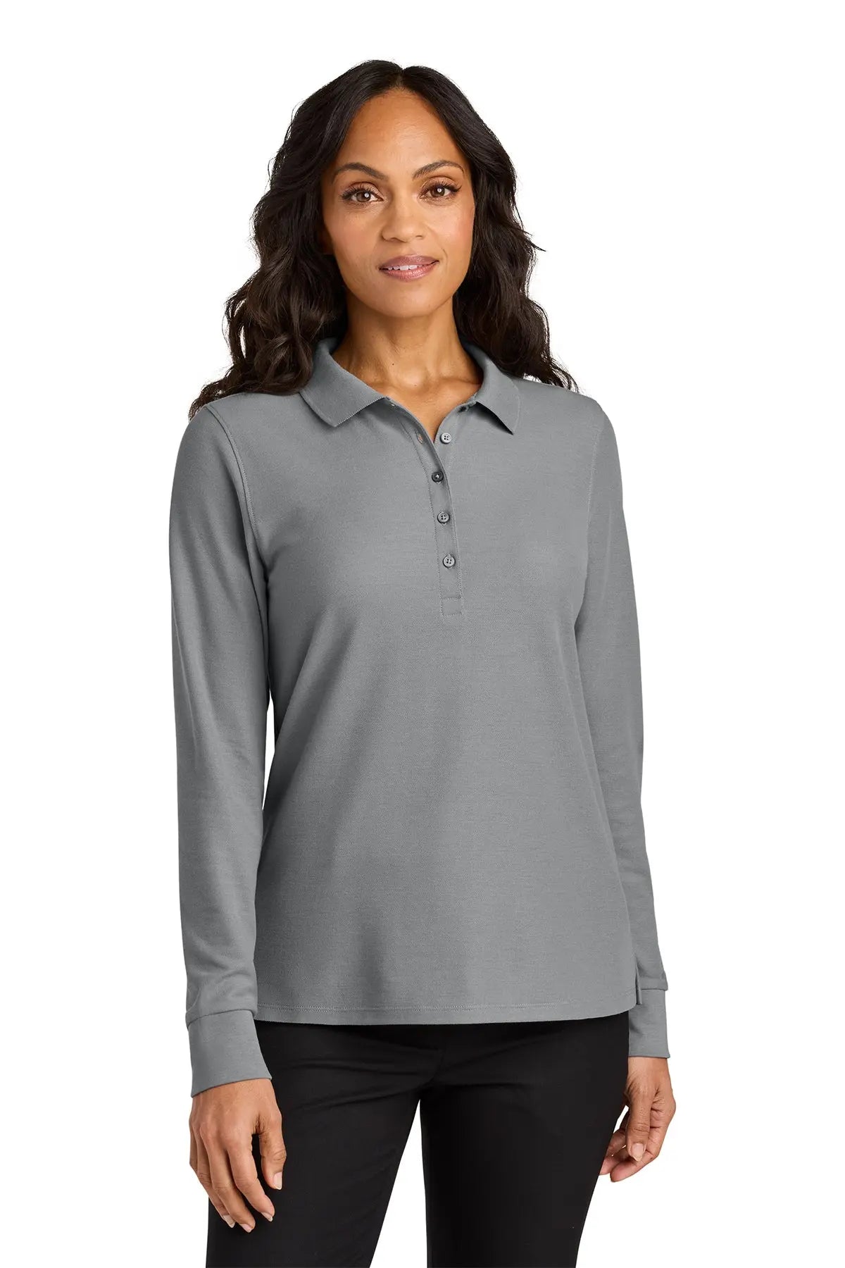 Port Authority® Women’s Wearever Signature Pique Long Sleeve Polo #LK200LSGame Over Merch