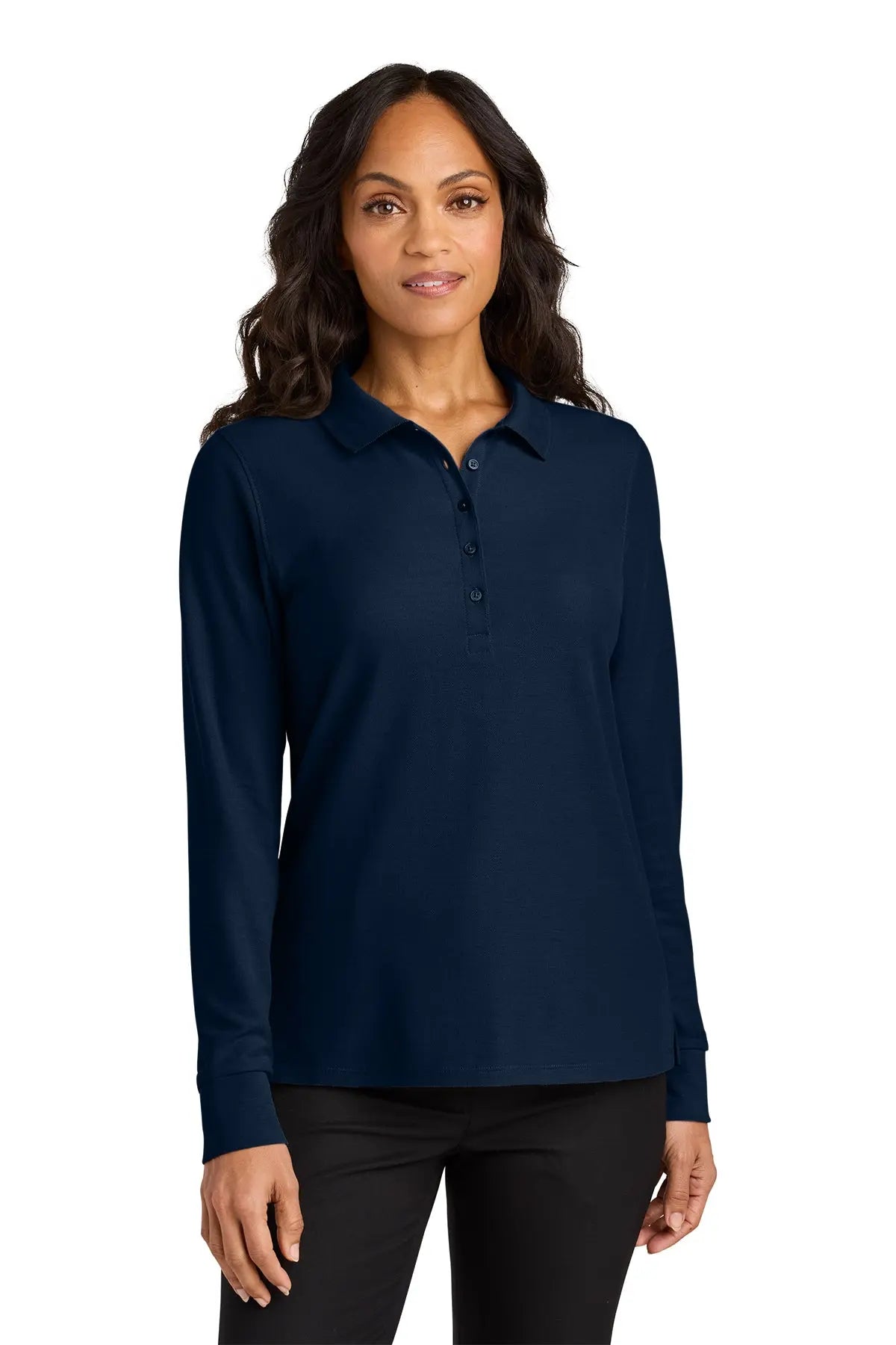 Port Authority® Women’s Wearever Signature Pique Long Sleeve Polo #LK200LSGame Over Merch