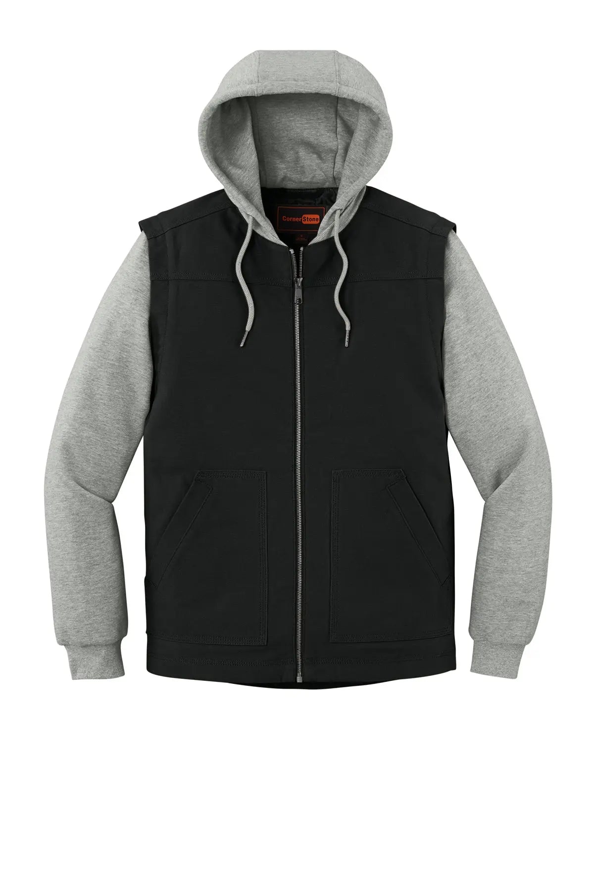 CornerStone® Duck Fleece Full-Zip Hooded Jacket #CSJ42