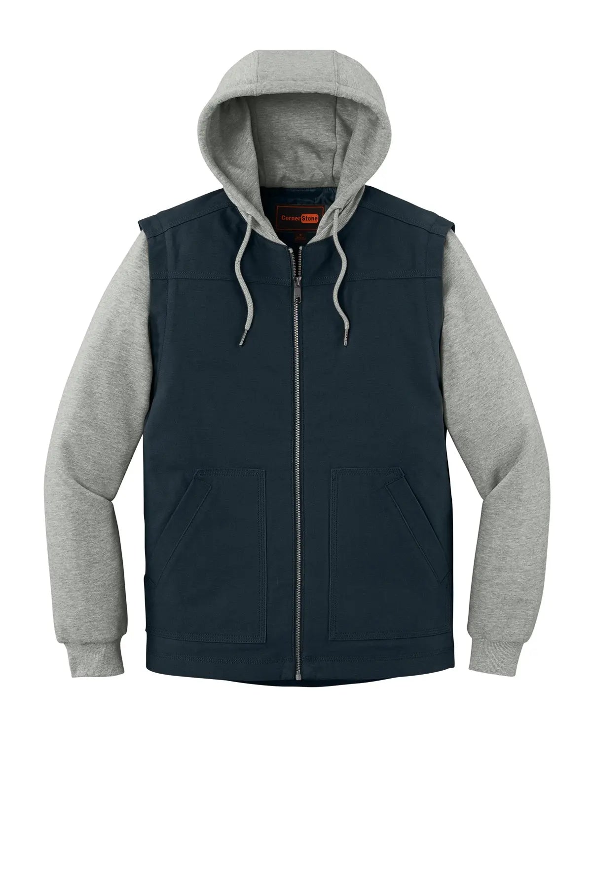 CornerStone® Duck Fleece Full-Zip Hooded Jacket #CSJ42