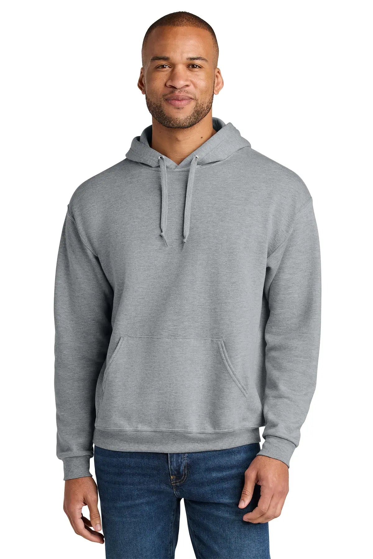 Jerzees Ultimate™ Unisex CVC Ring Spun Hooded Sweatshirt #IC49M