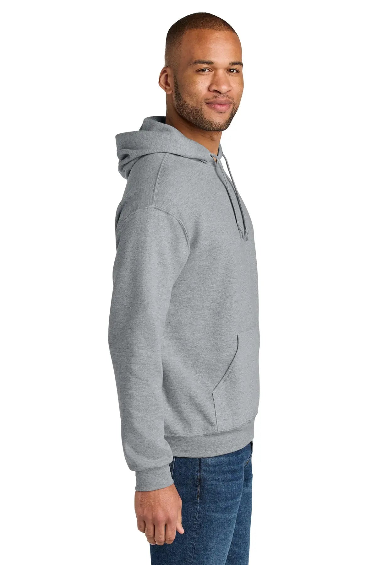 Jerzees Ultimate™ Unisex CVC Ring Spun Hooded Sweatshirt #IC49M