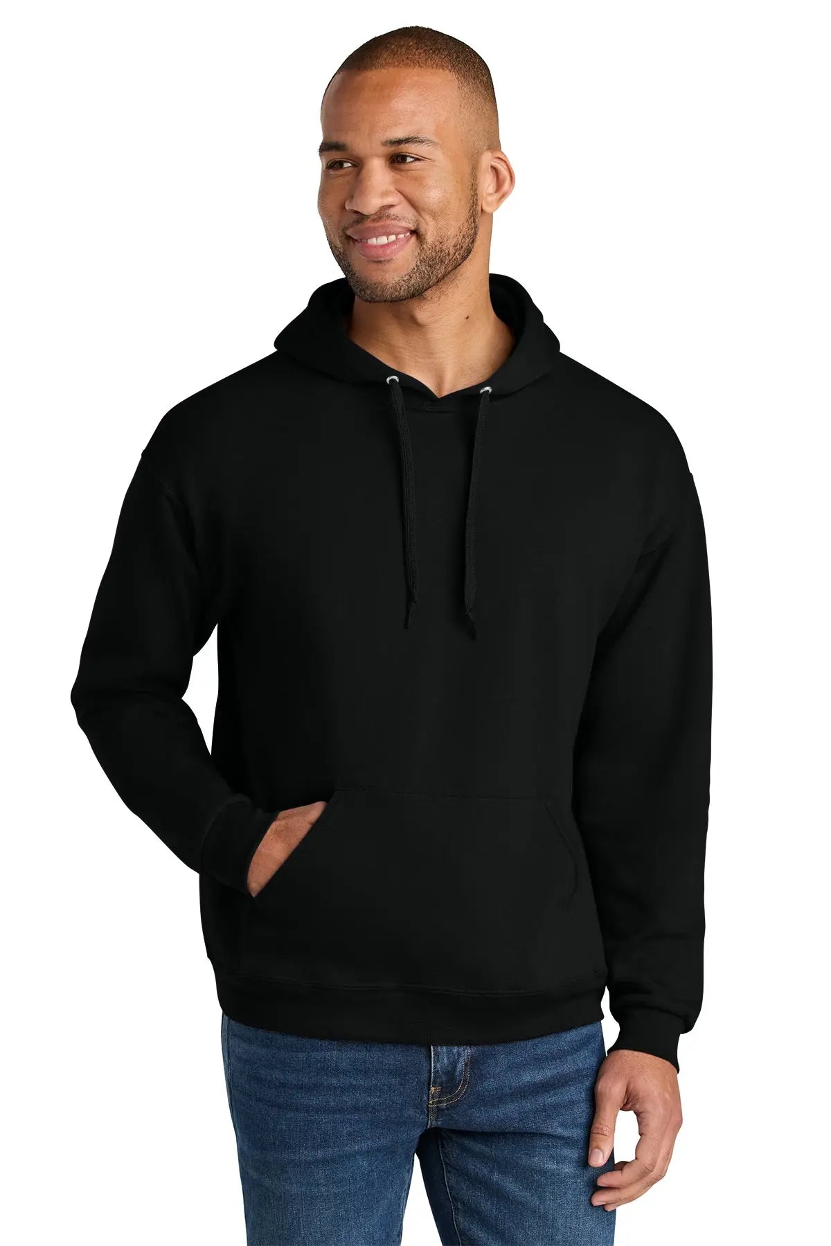 Jerzees Ultimate™ Unisex CVC Ring Spun Hooded Sweatshirt #IC49M