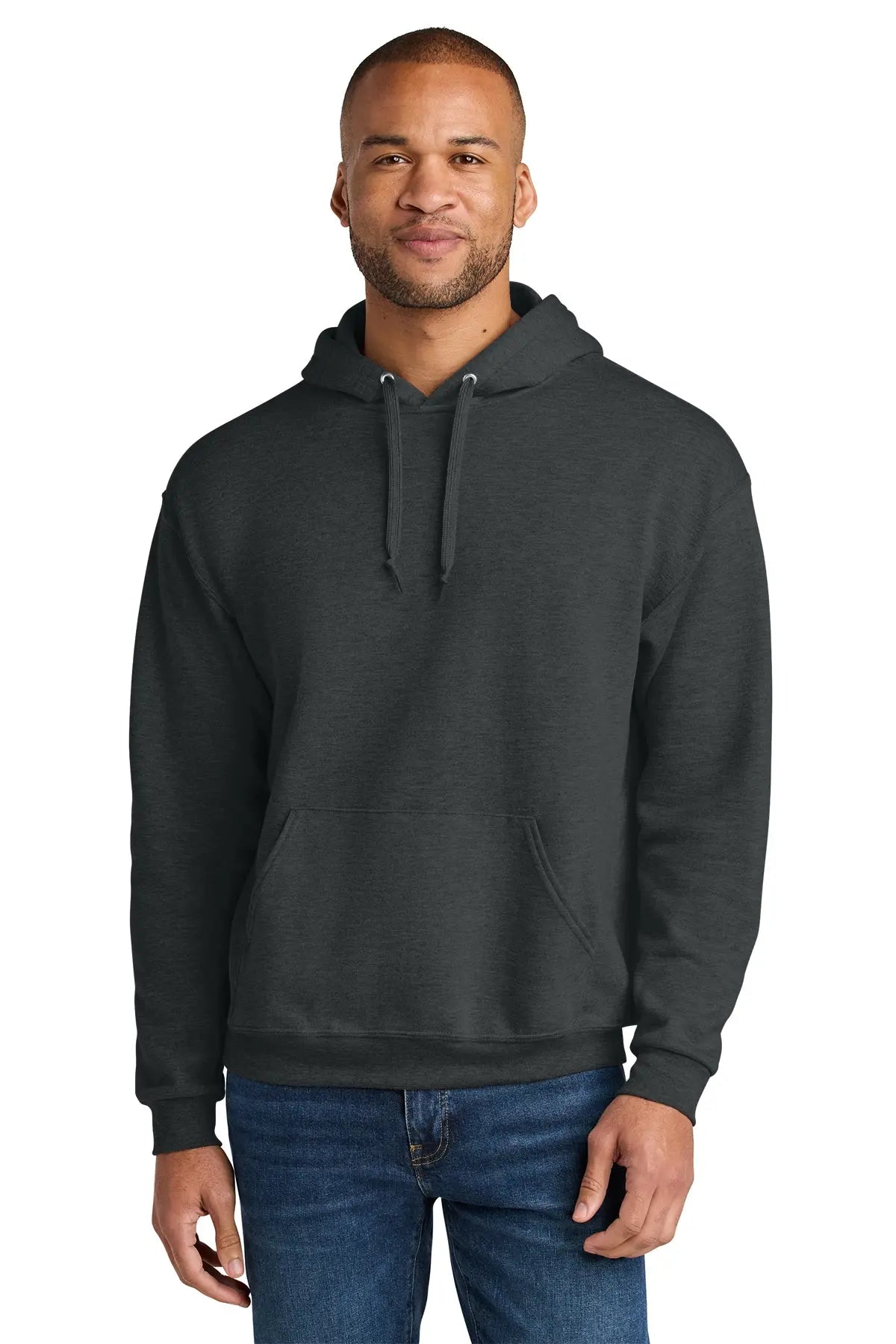 Jerzees Ultimate™ Unisex CVC Ring Spun Hooded Sweatshirt #IC49M