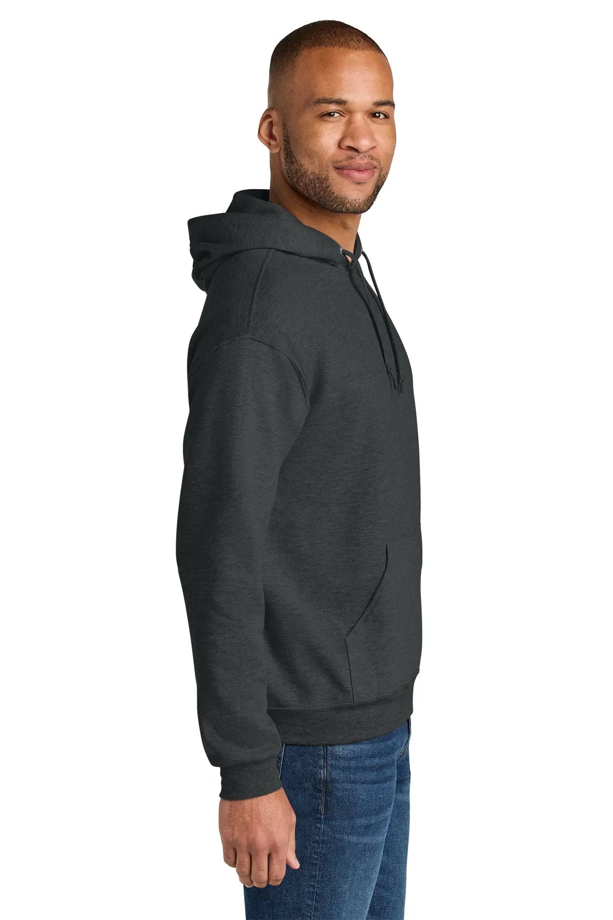 Jerzees Ultimate™ Unisex CVC Ring Spun Hooded Sweatshirt #IC49M