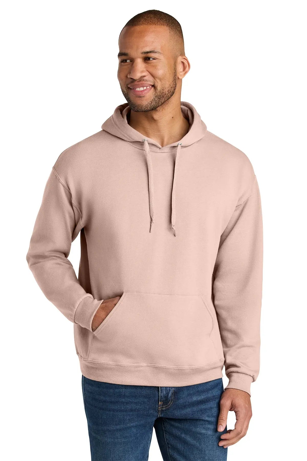 Jerzees Ultimate™ Unisex CVC Ring Spun Hooded Sweatshirt #IC49M