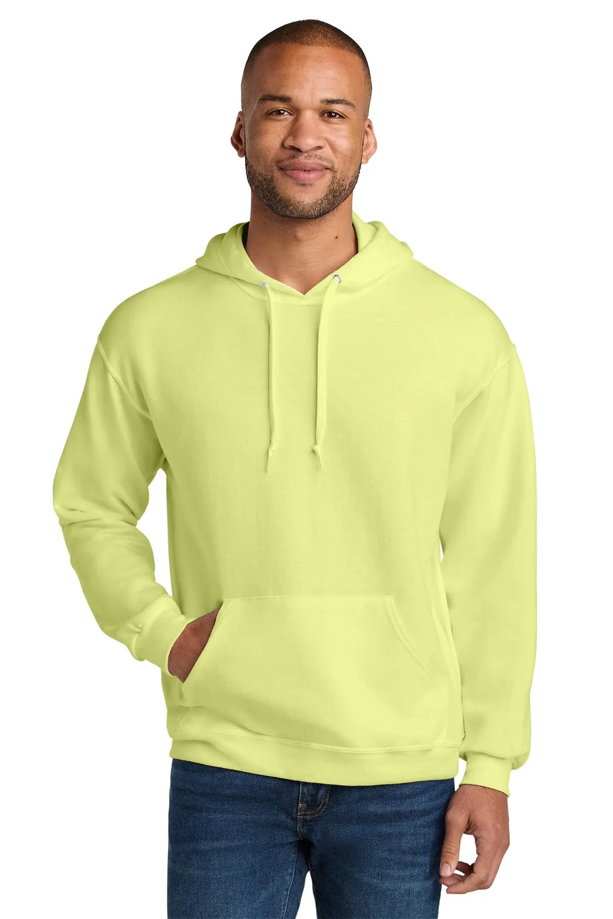 Jerzees Ultimate™ Unisex CVC Ring Spun Hooded Sweatshirt #IC49M