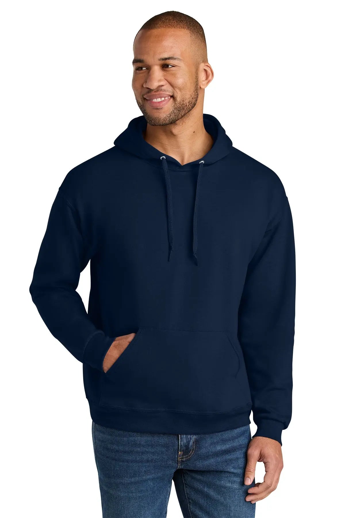 Jerzees Ultimate™ Unisex CVC Ring Spun Hooded Sweatshirt #IC49M