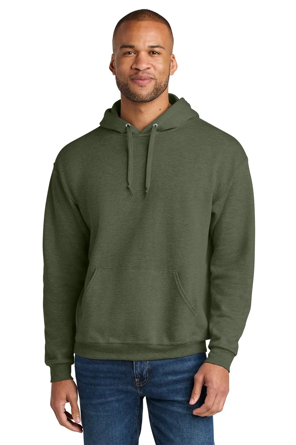 Jerzees Ultimate™ Unisex CVC Ring Spun Hooded Sweatshirt #IC49M