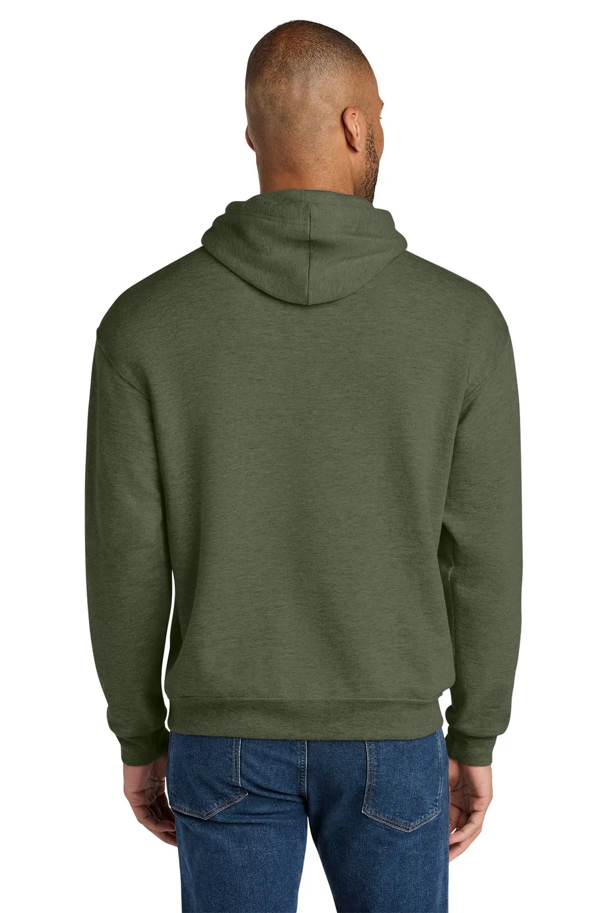 Jerzees Ultimate™ Unisex CVC Ring Spun Hooded Sweatshirt #IC49M