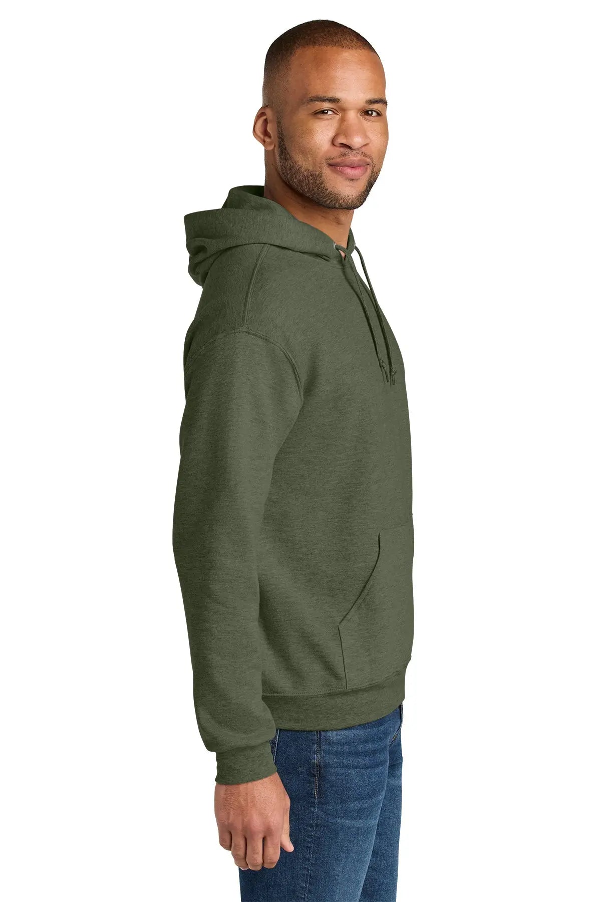 Jerzees Ultimate™ Unisex CVC Ring Spun Hooded Sweatshirt #IC49M