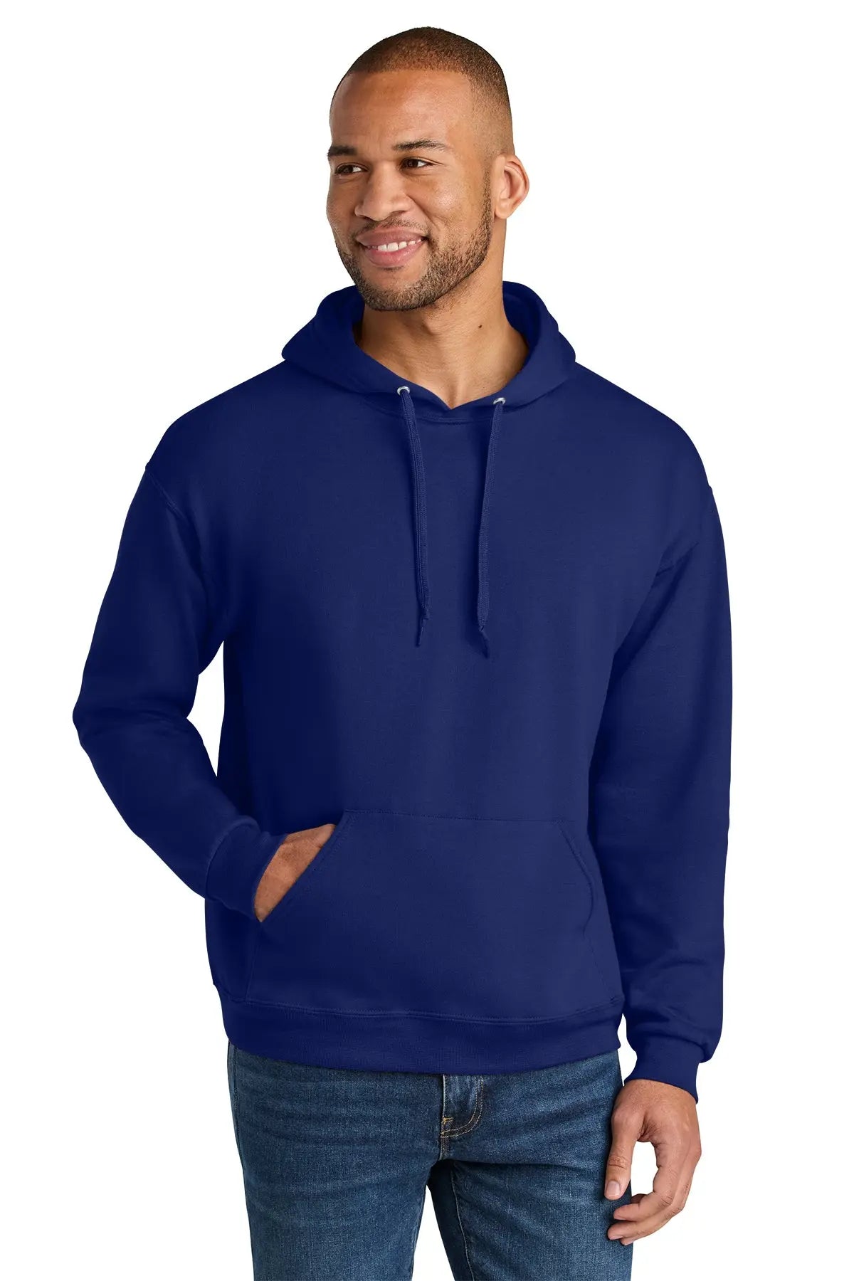 Jerzees Ultimate™ Unisex CVC Ring Spun Hooded Sweatshirt #IC49M