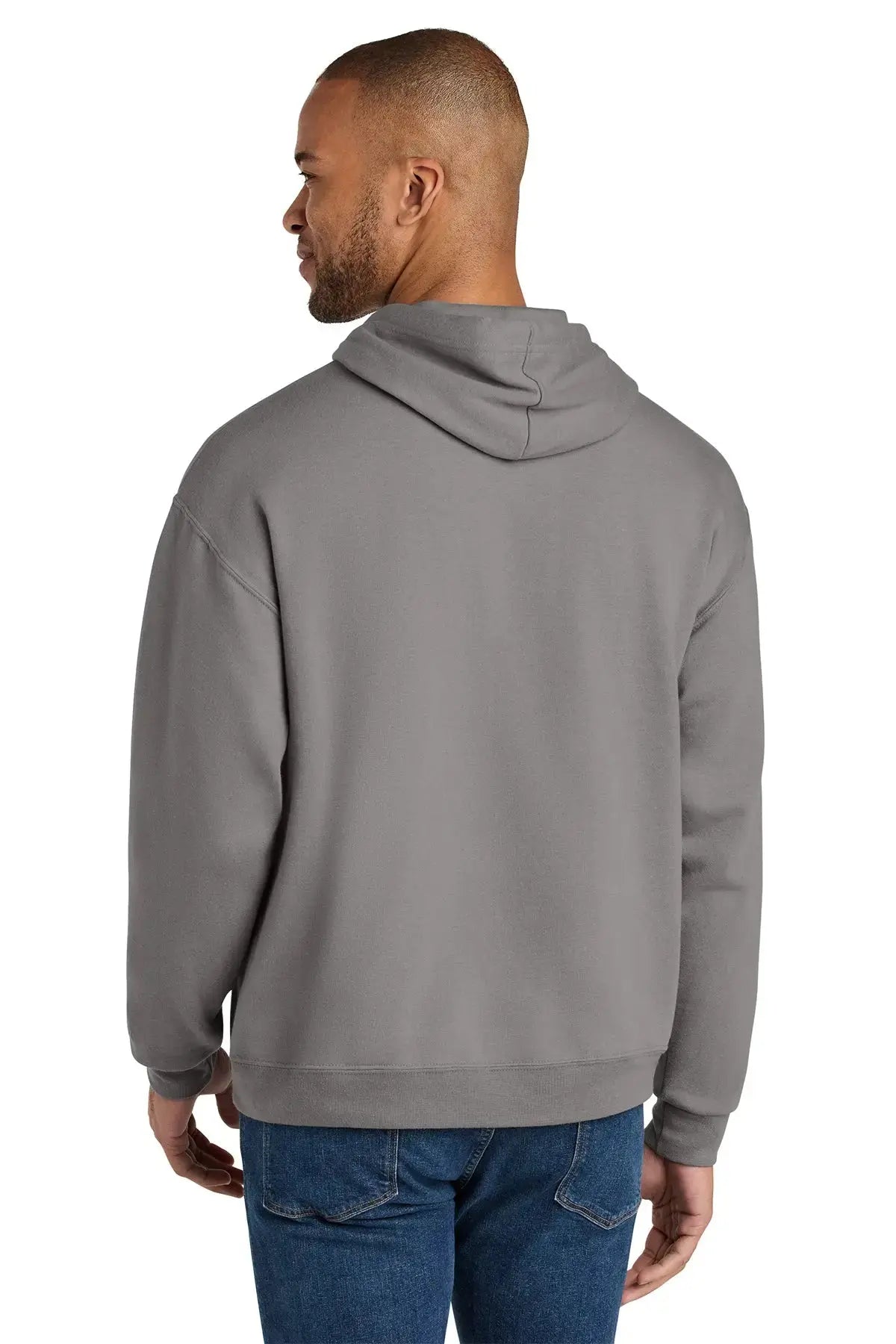 Jerzees Ultimate™ Unisex CVC Ring Spun Hooded Sweatshirt #IC49M Game Over Merch