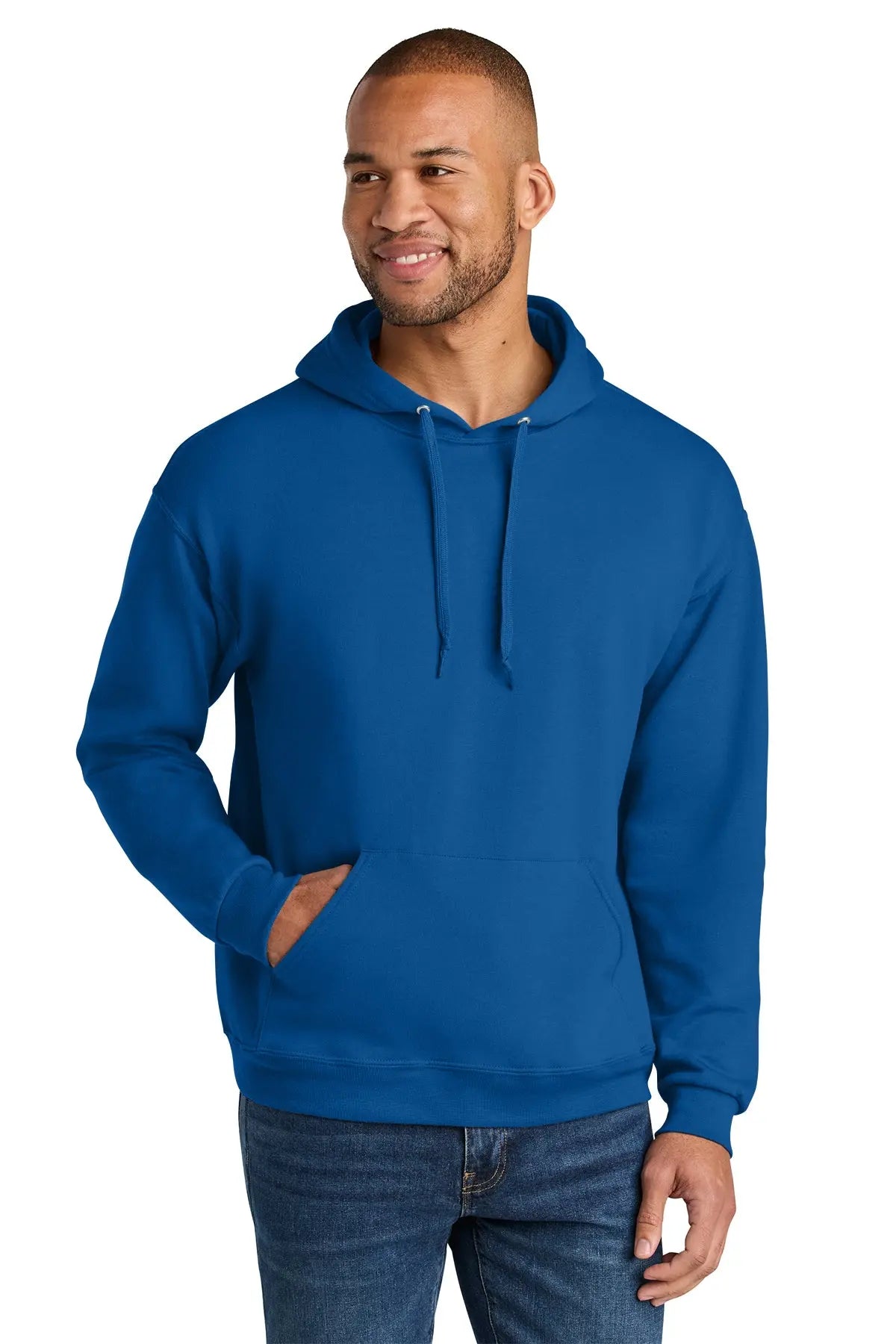 Jerzees Ultimate™ Unisex CVC Ring Spun Hooded Sweatshirt #IC49M