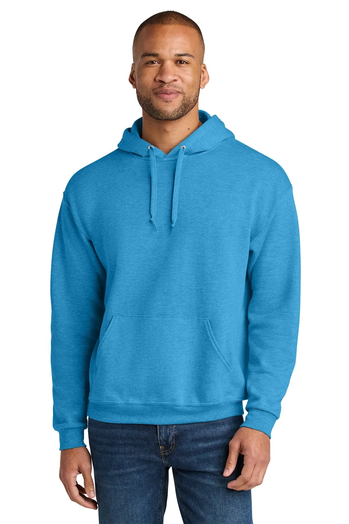 Jerzees Ultimate™ Unisex CVC Ring Spun Hooded Sweatshirt #IC49M