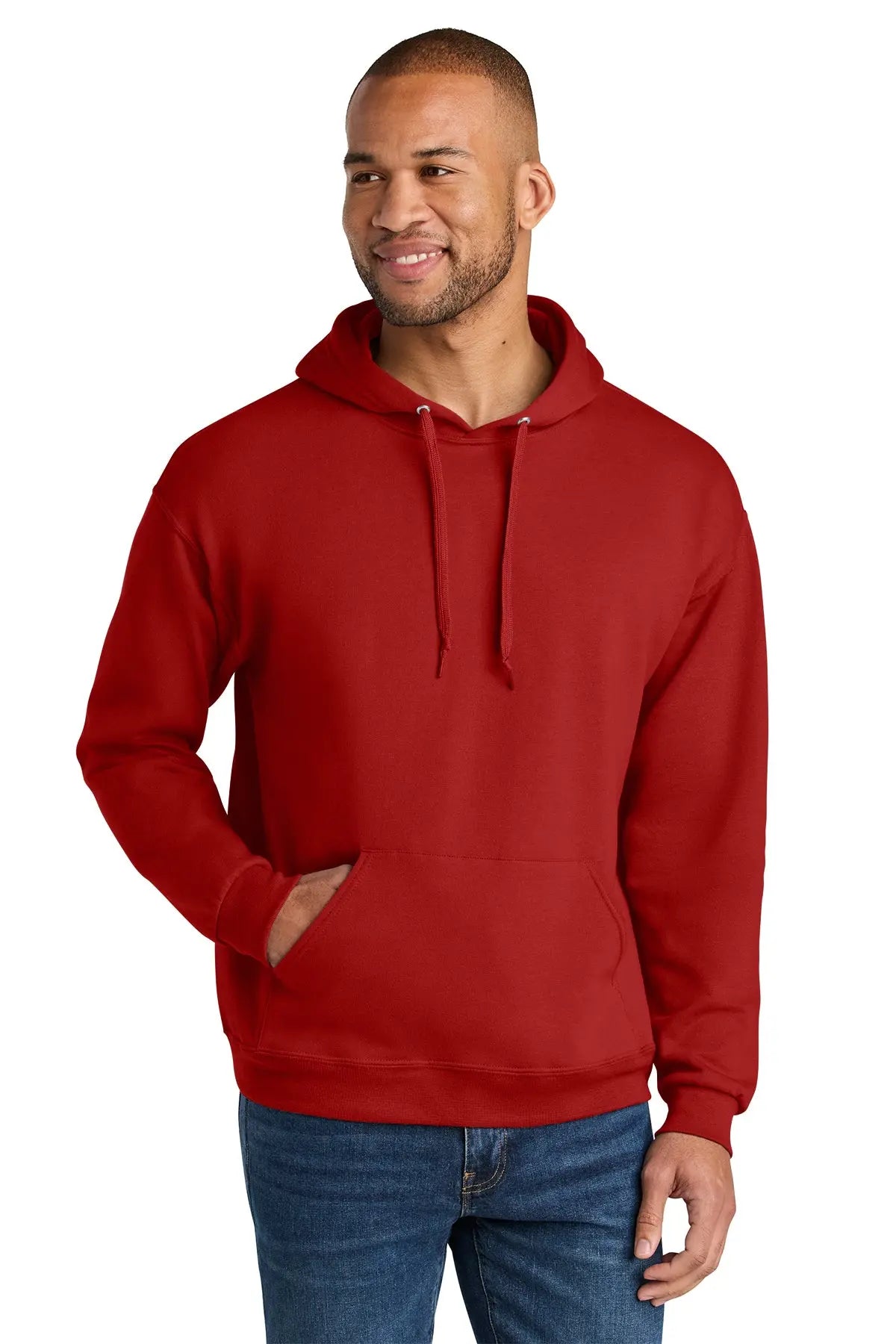 Jerzees Ultimate™ Unisex CVC Ring Spun Hooded Sweatshirt #IC49M