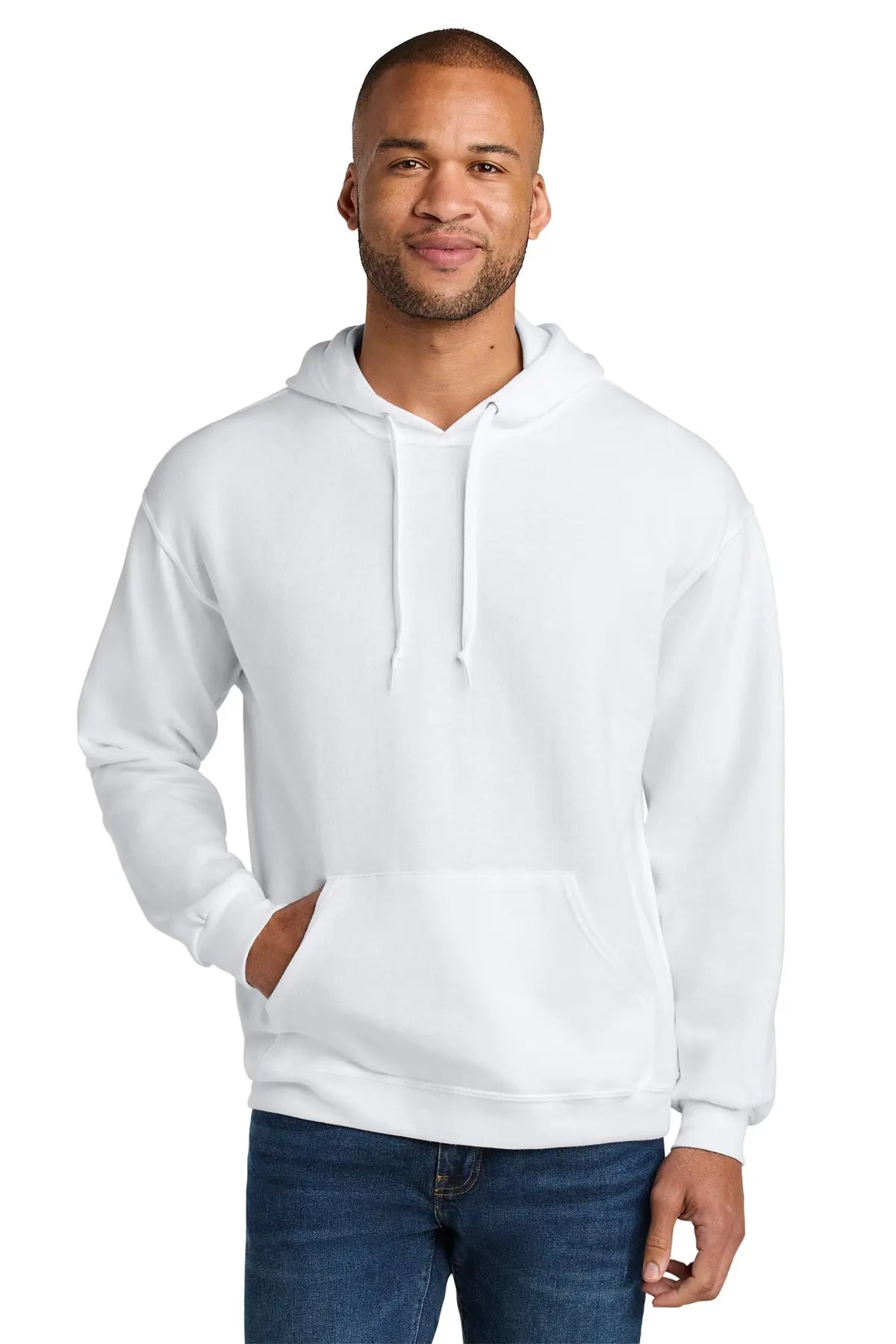 Jerzees Ultimate™ Unisex CVC Ring Spun Hooded Sweatshirt #IC49M