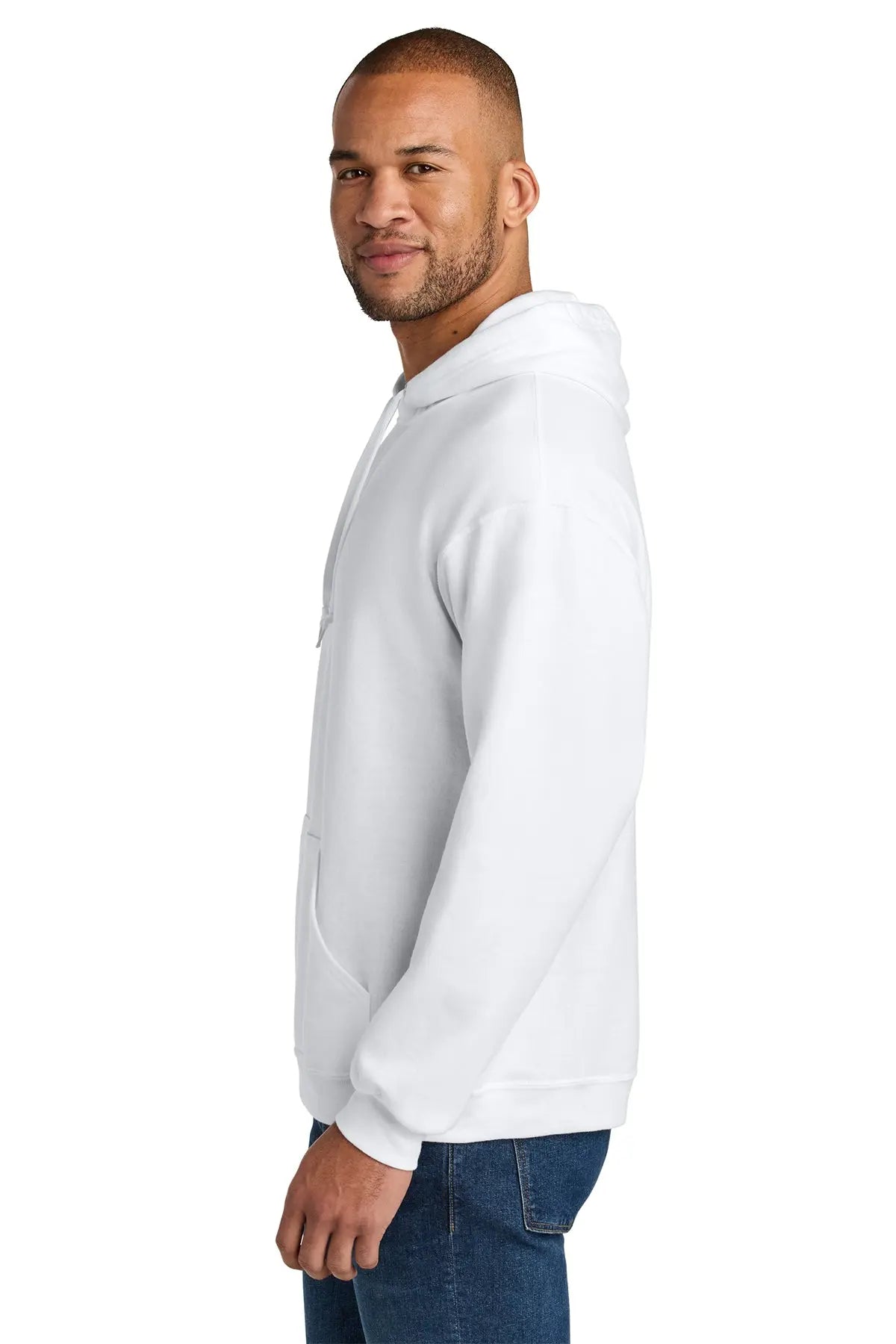Jerzees Ultimate™ Unisex CVC Ring Spun Hooded Sweatshirt #IC49M