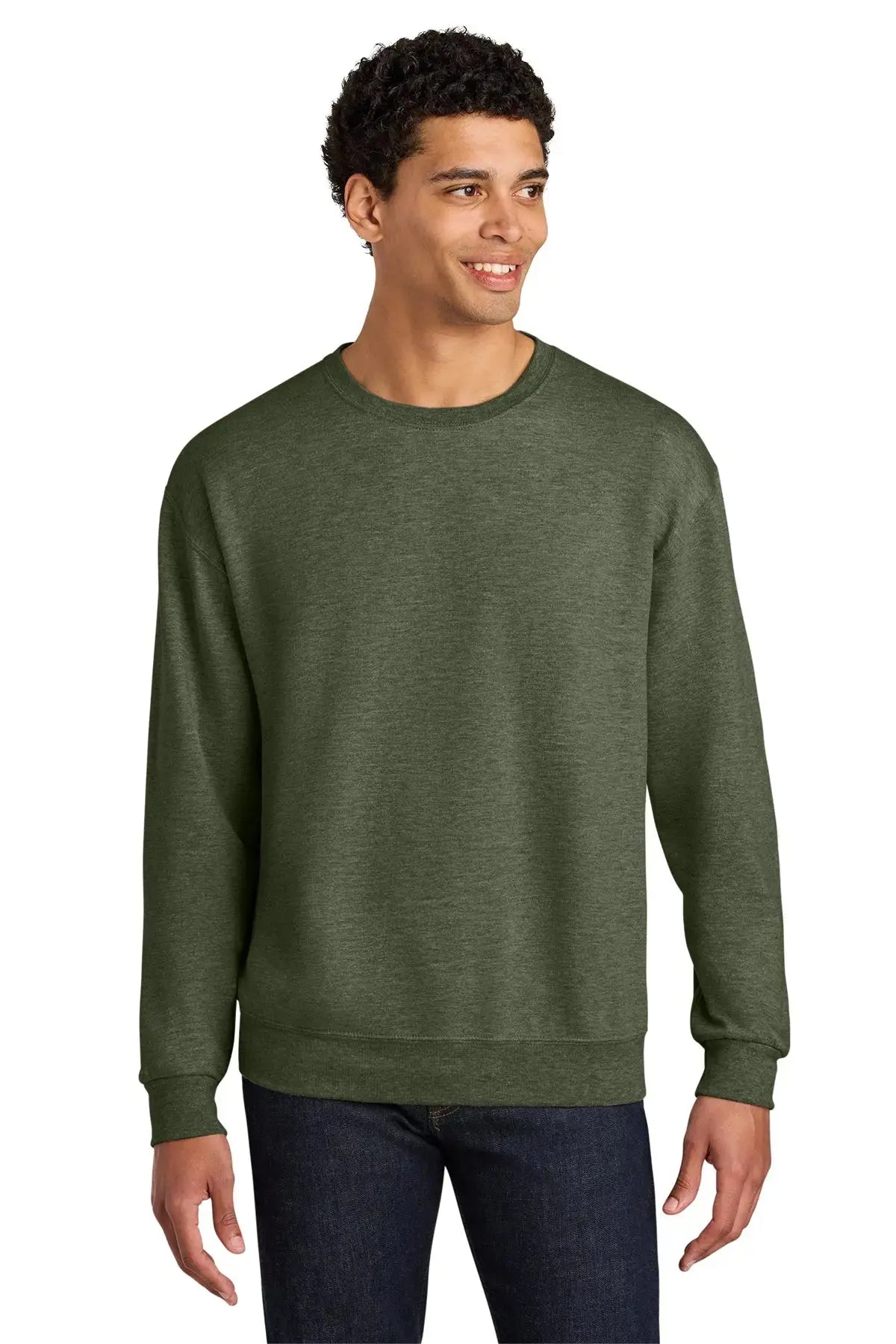 Jerzees Ultimate™ Unisex CVC Ring Spun Crewneck Sweatshirt #IC48M Game Over Merch