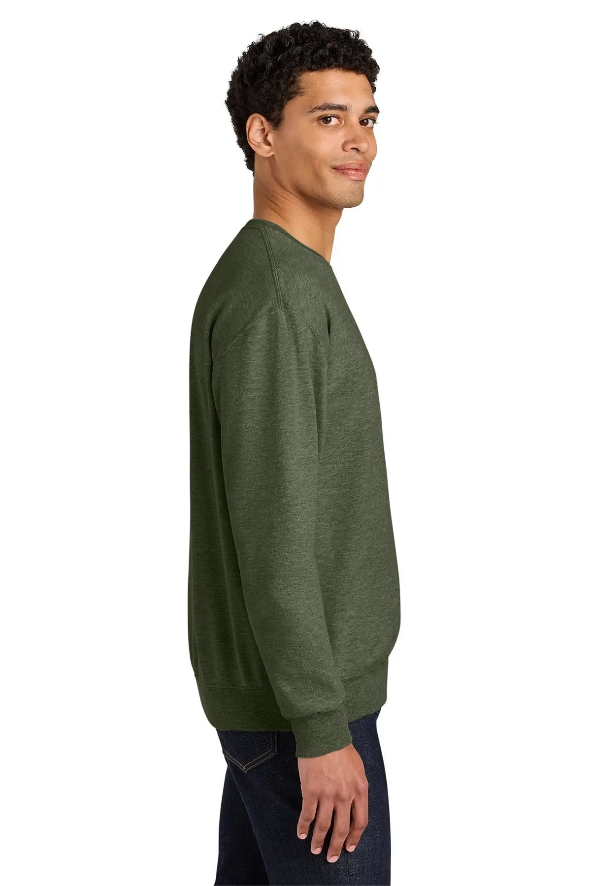 Jerzees Ultimate™ Unisex CVC Ring Spun Crewneck Sweatshirt #IC48M