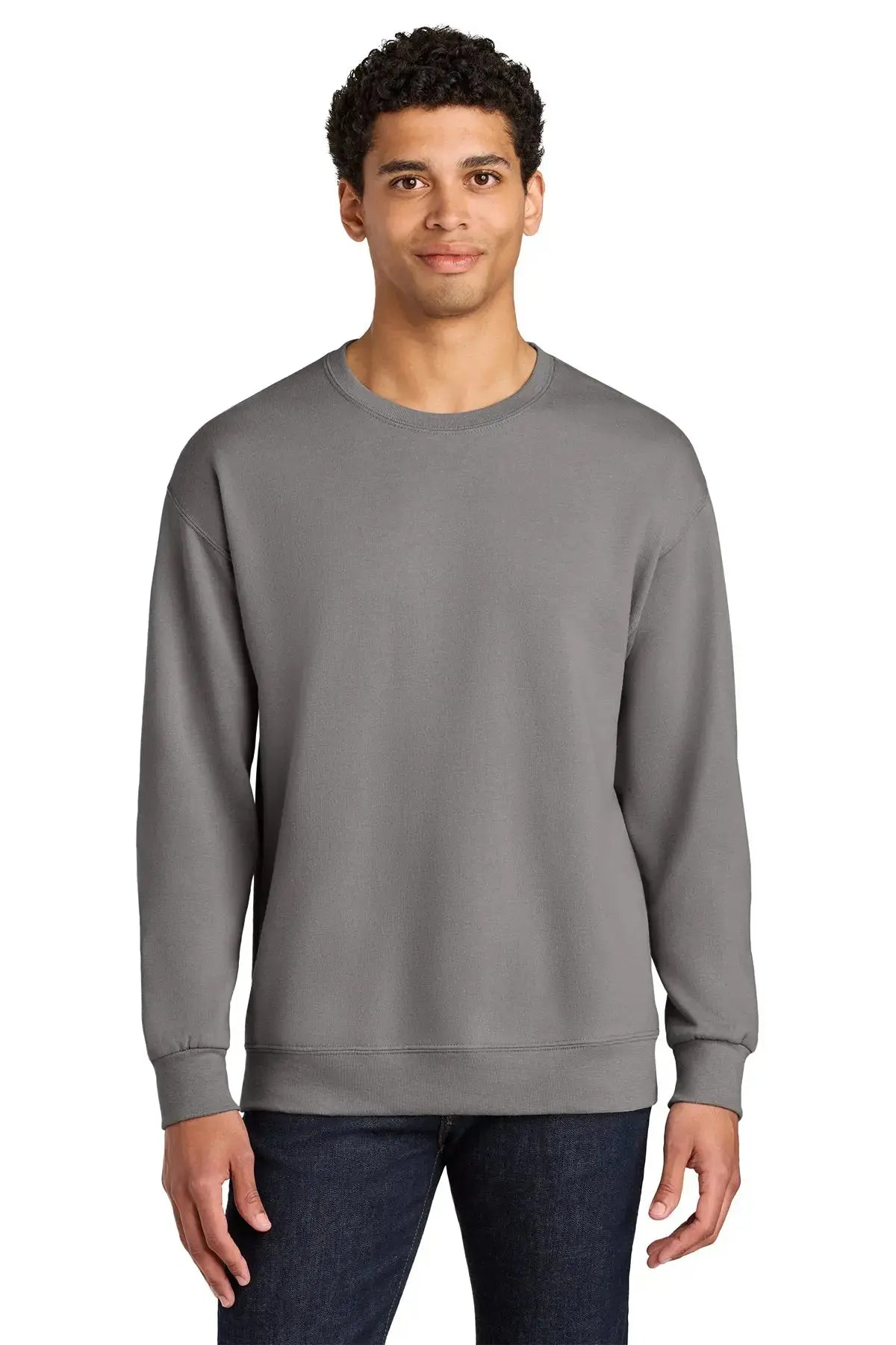 Jerzees Ultimate™ Unisex CVC Ring Spun Crewneck Sweatshirt #IC48M Game Over Merch