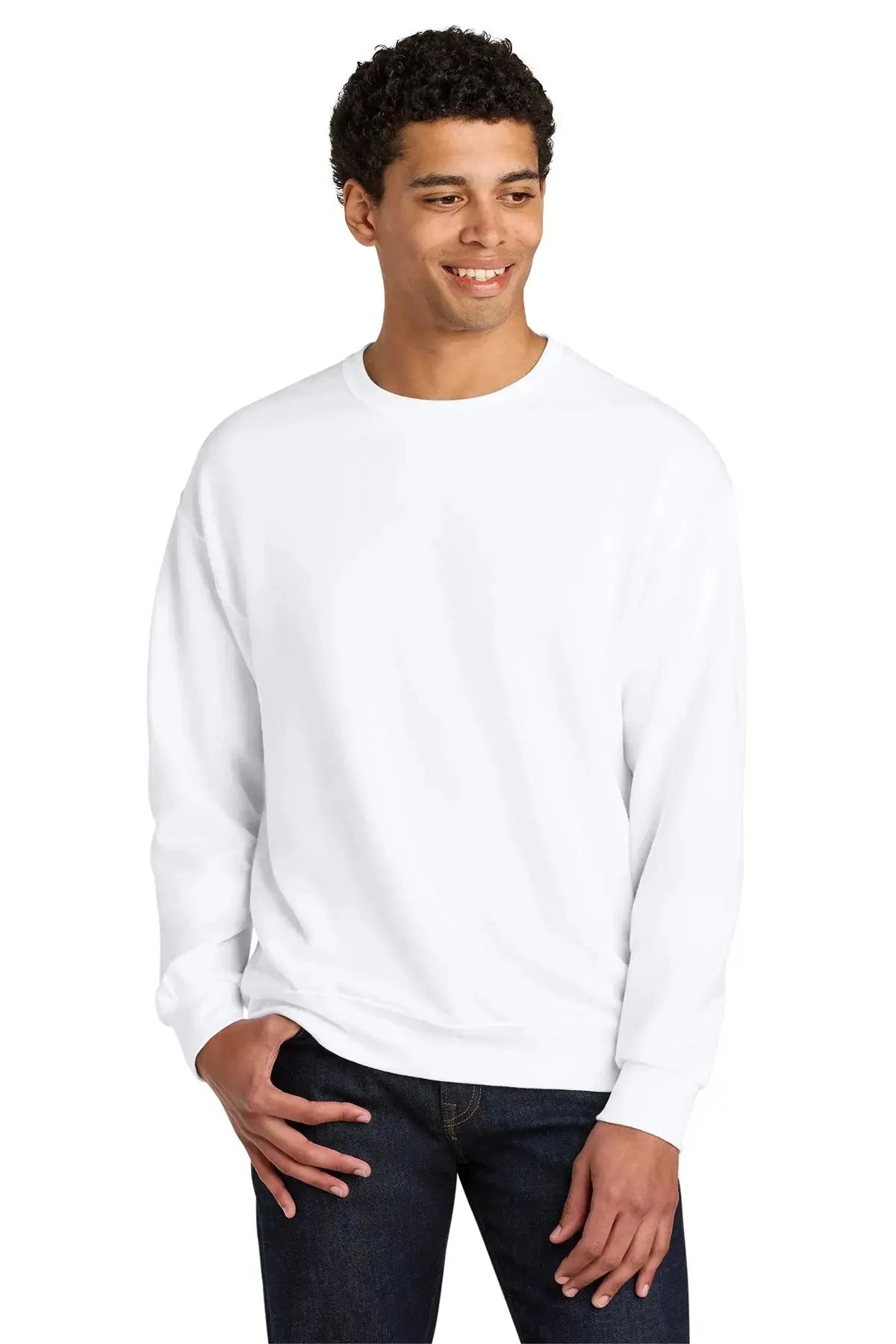 Jerzees Ultimate™ Unisex CVC Ring Spun Crewneck Sweatshirt #IC48M Game Over Merch