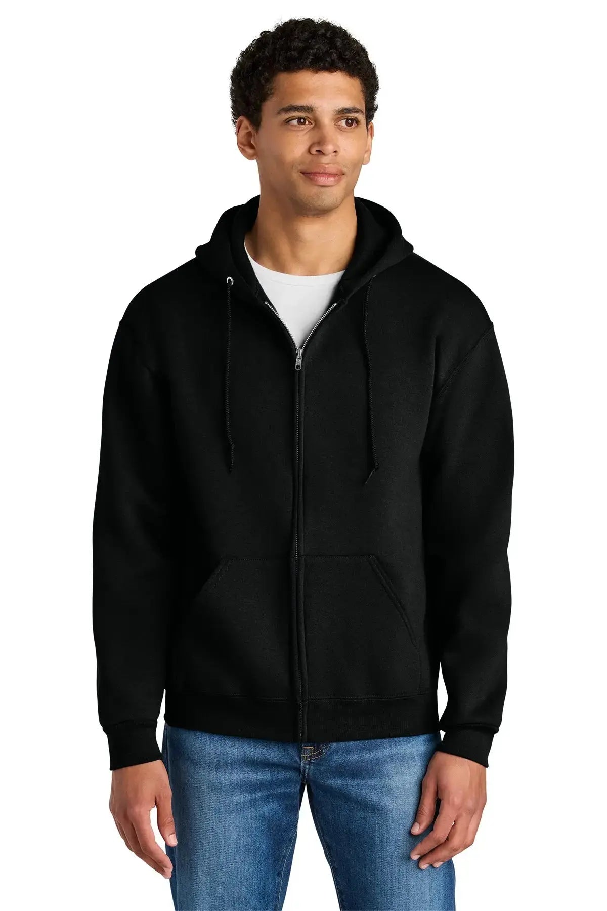 Jerzees Rugged™ Unisex Full-Zip Hooded Sweatshirt #Z12M Game Over Merch