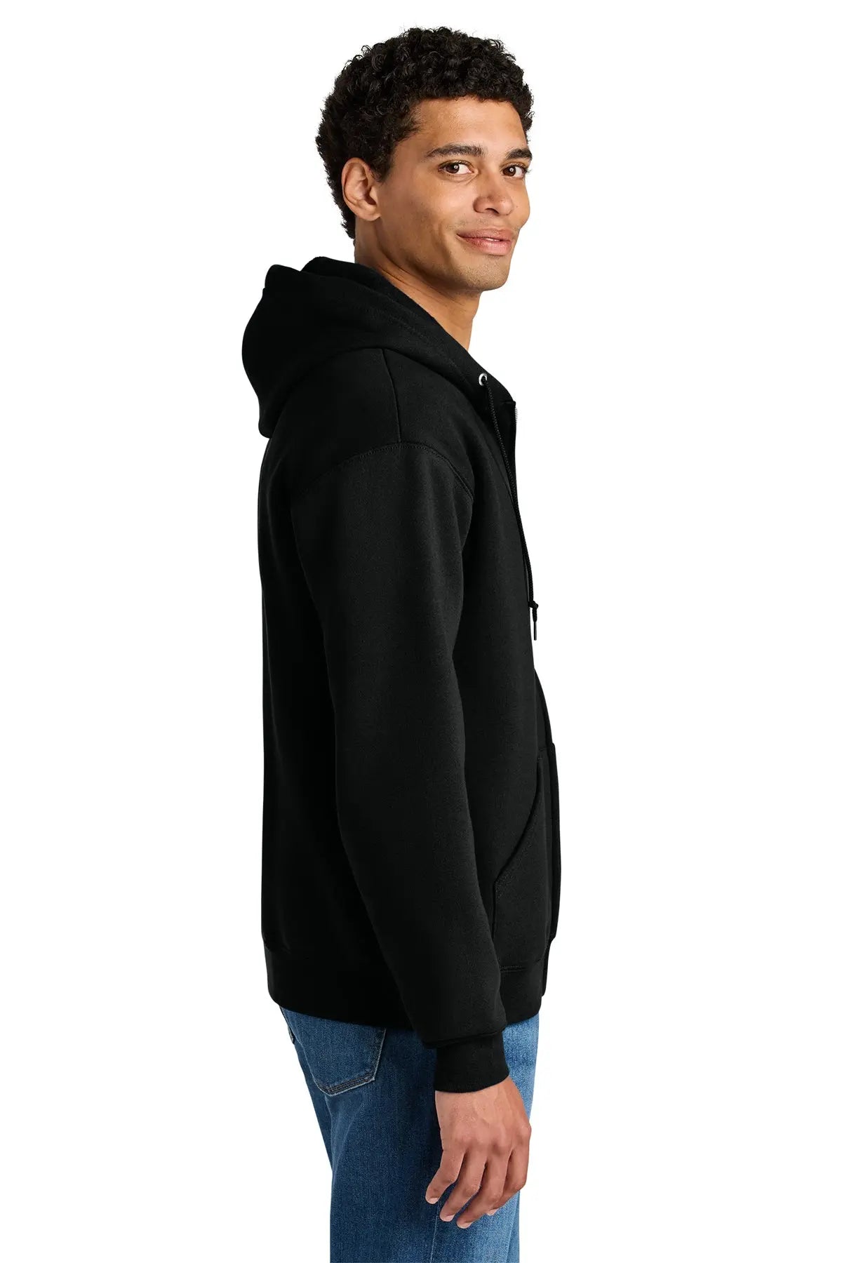 Jerzees Rugged™ Unisex Full-Zip Hooded Sweatshirt #Z12M