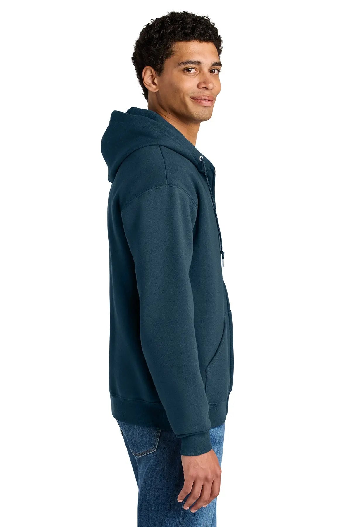 Jerzees Rugged™ Unisex Full-Zip Hooded Sweatshirt #Z12M