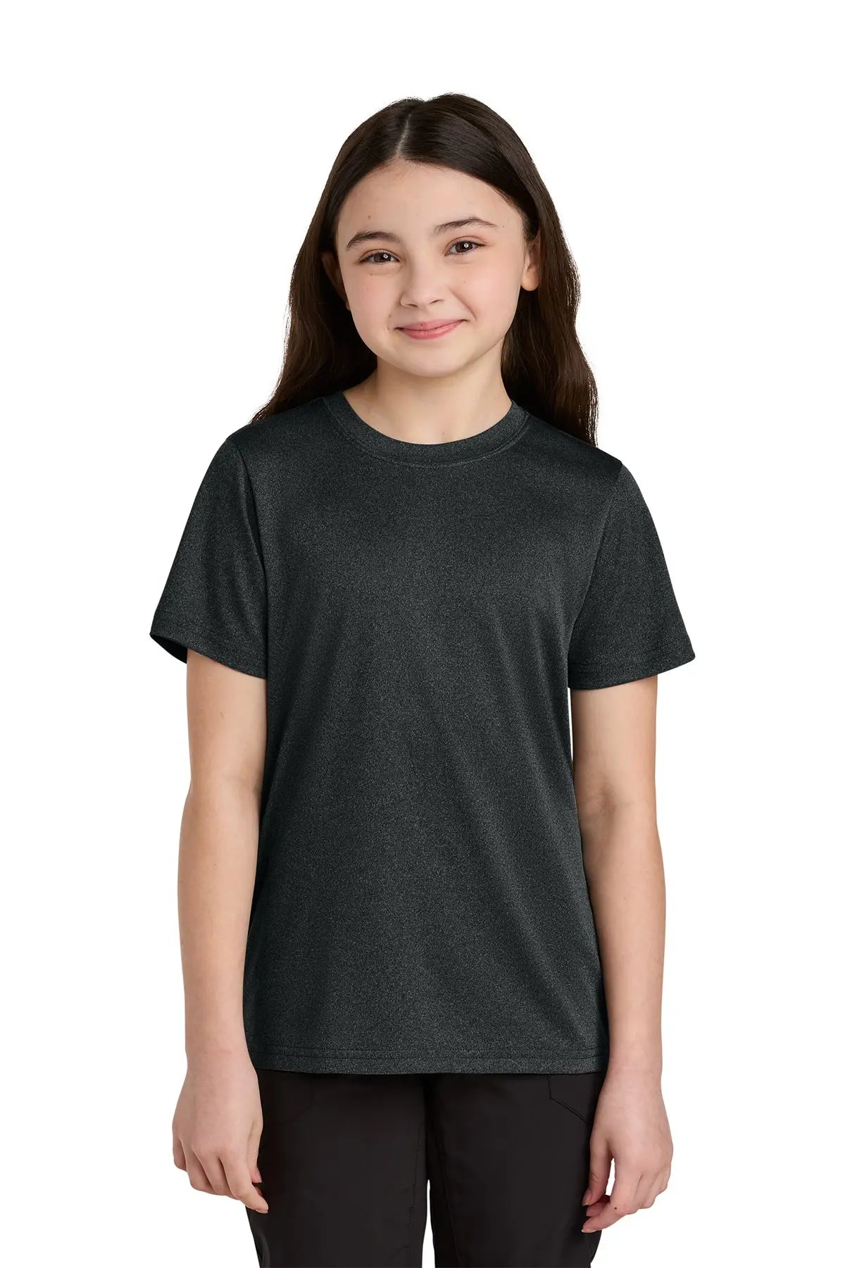 Port & Co™ Youth Heather Performance Tee #PC390Y