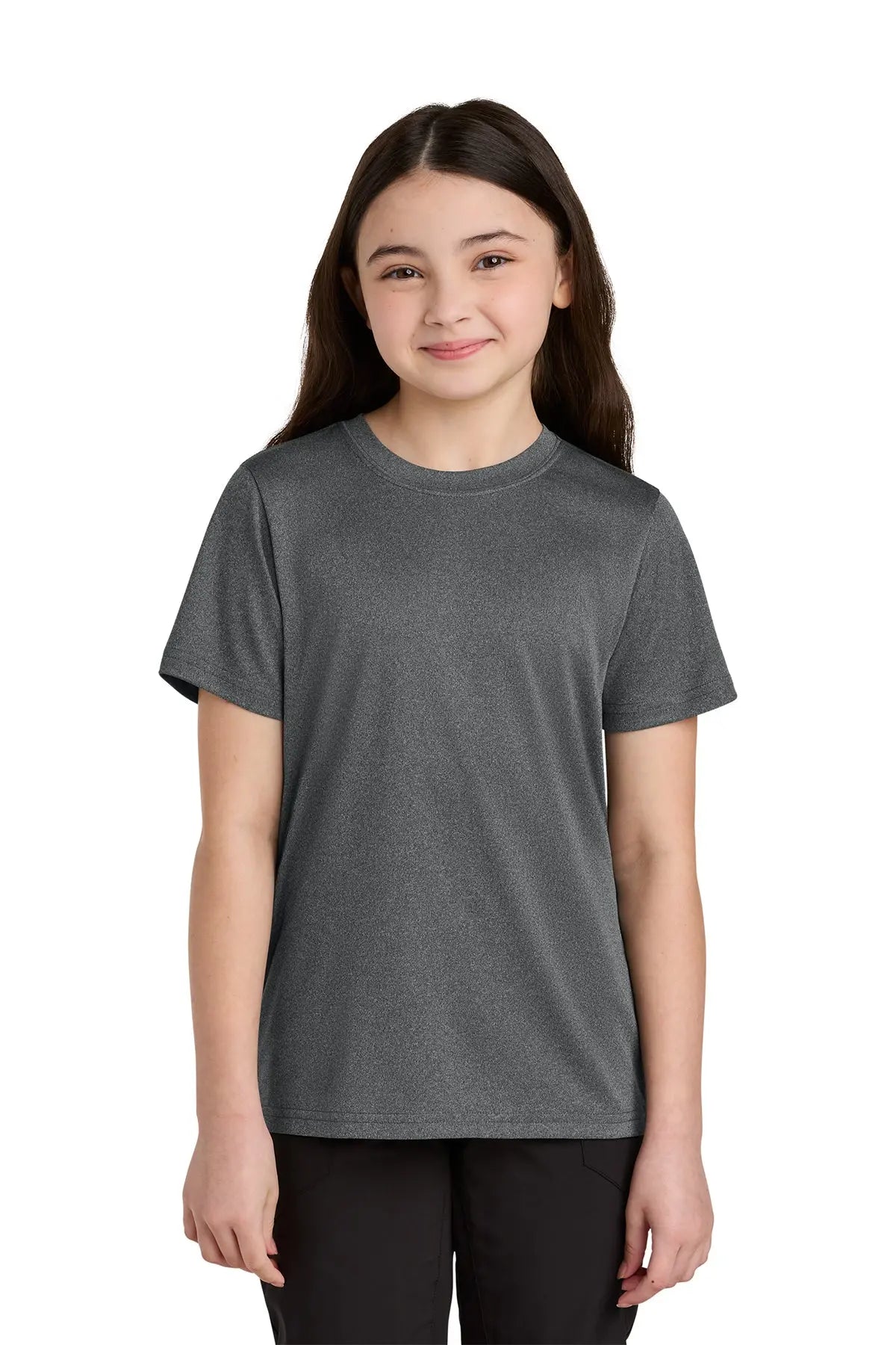 Port & Co™ Youth Heather Performance Tee #PC390Y