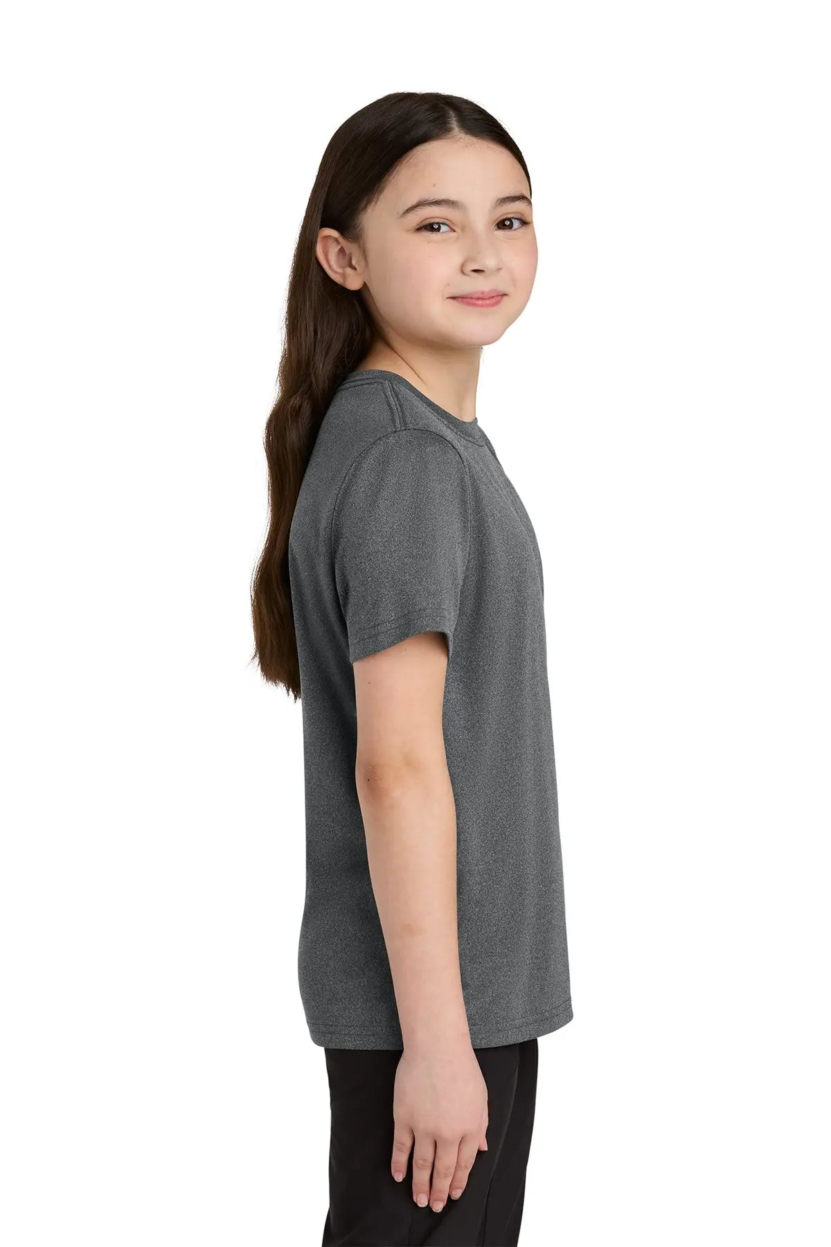 Port & Co™ Youth Heather Performance Tee #PC390Y
