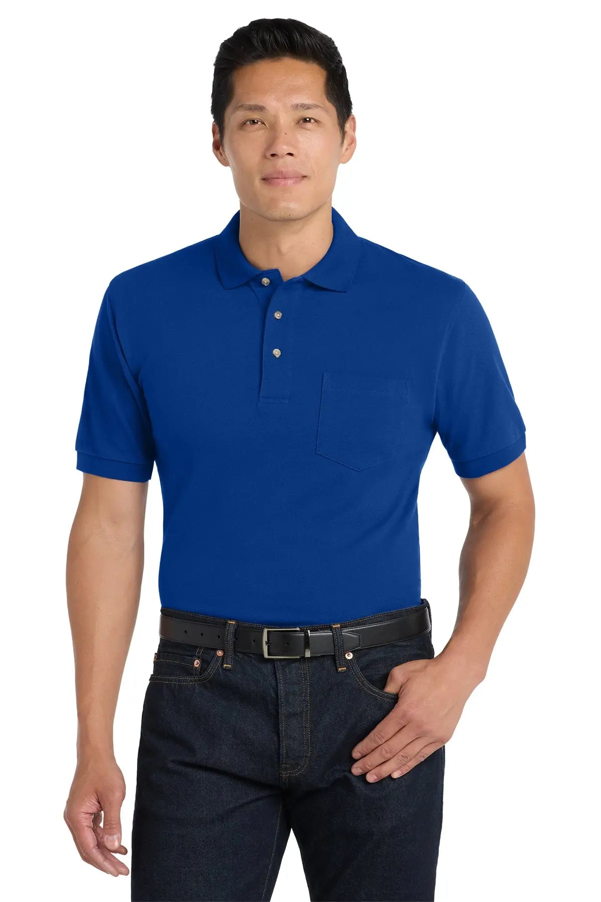 Port Authority® Heavyweight Cotton Pique Polo with Pocket #K420PGame Over Merch