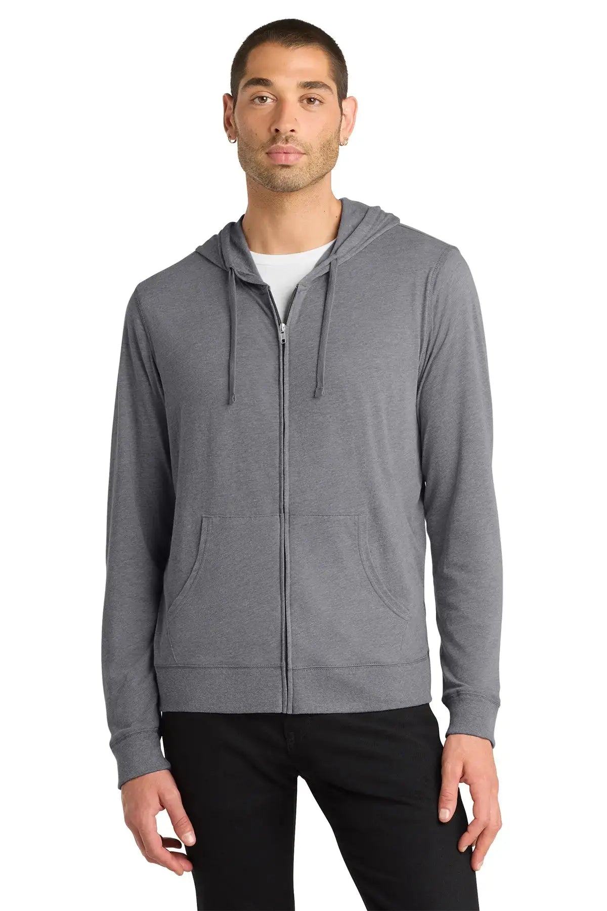 District® Jersey Full-Zip Hoodie #DT1100 Game Over Merch