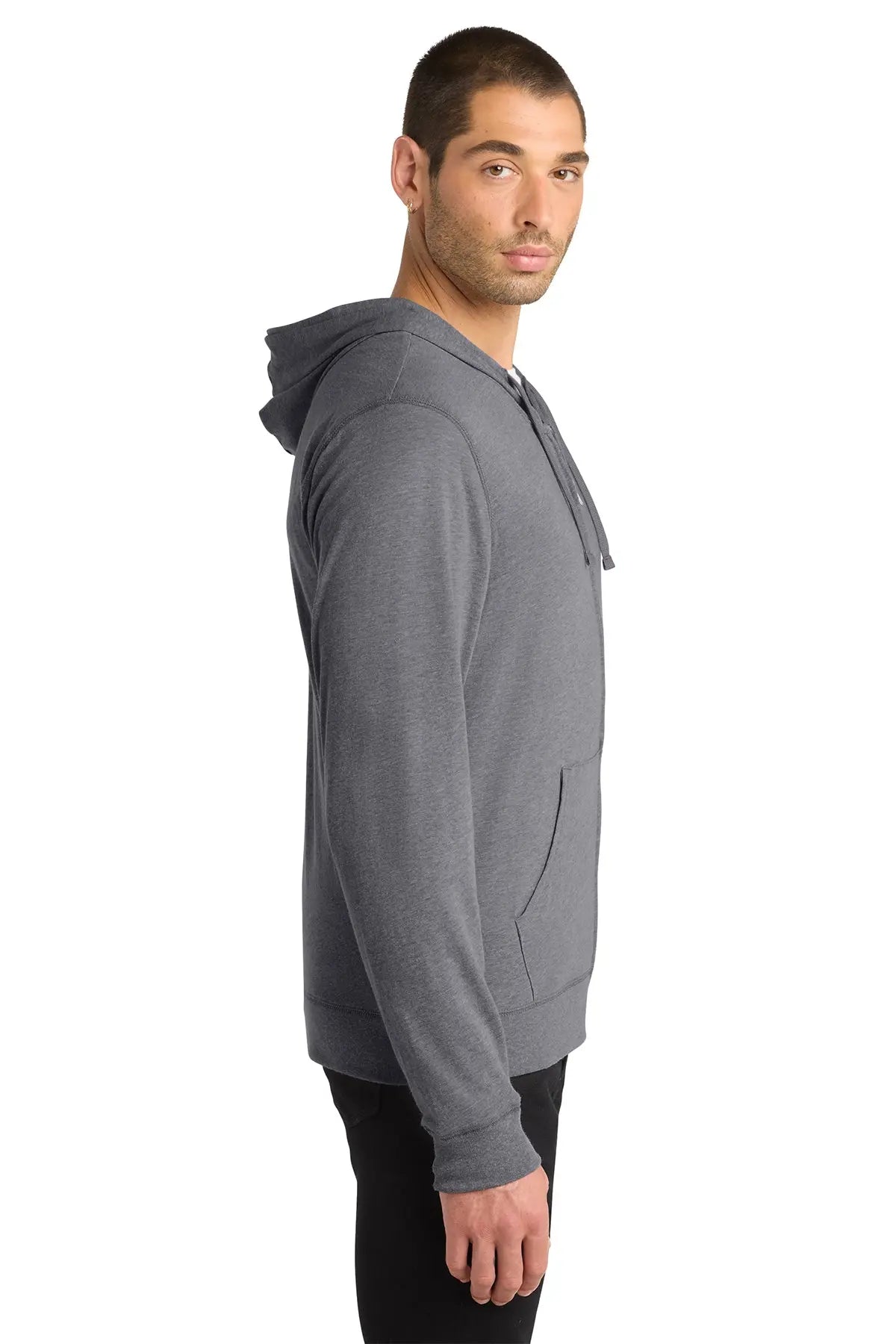 District® Jersey Full-Zip Hoodie #DT1100