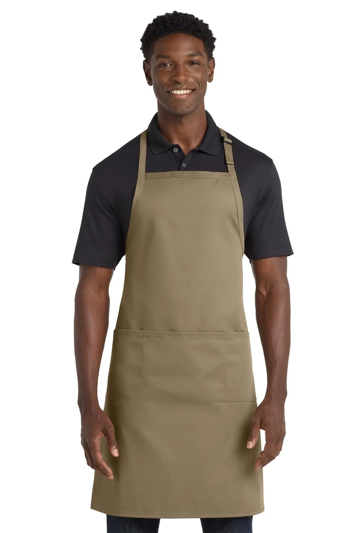 Port Authority® Easy Care Extra Long Bib Apron with Stain Release #A700