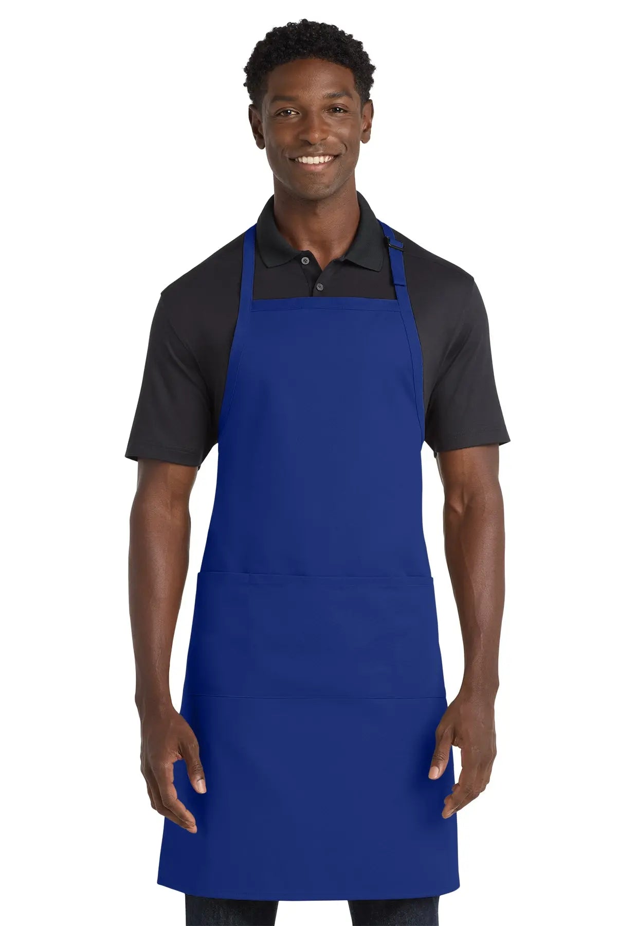 Port Authority® Easy Care Extra Long Bib Apron with Stain Release #A700
