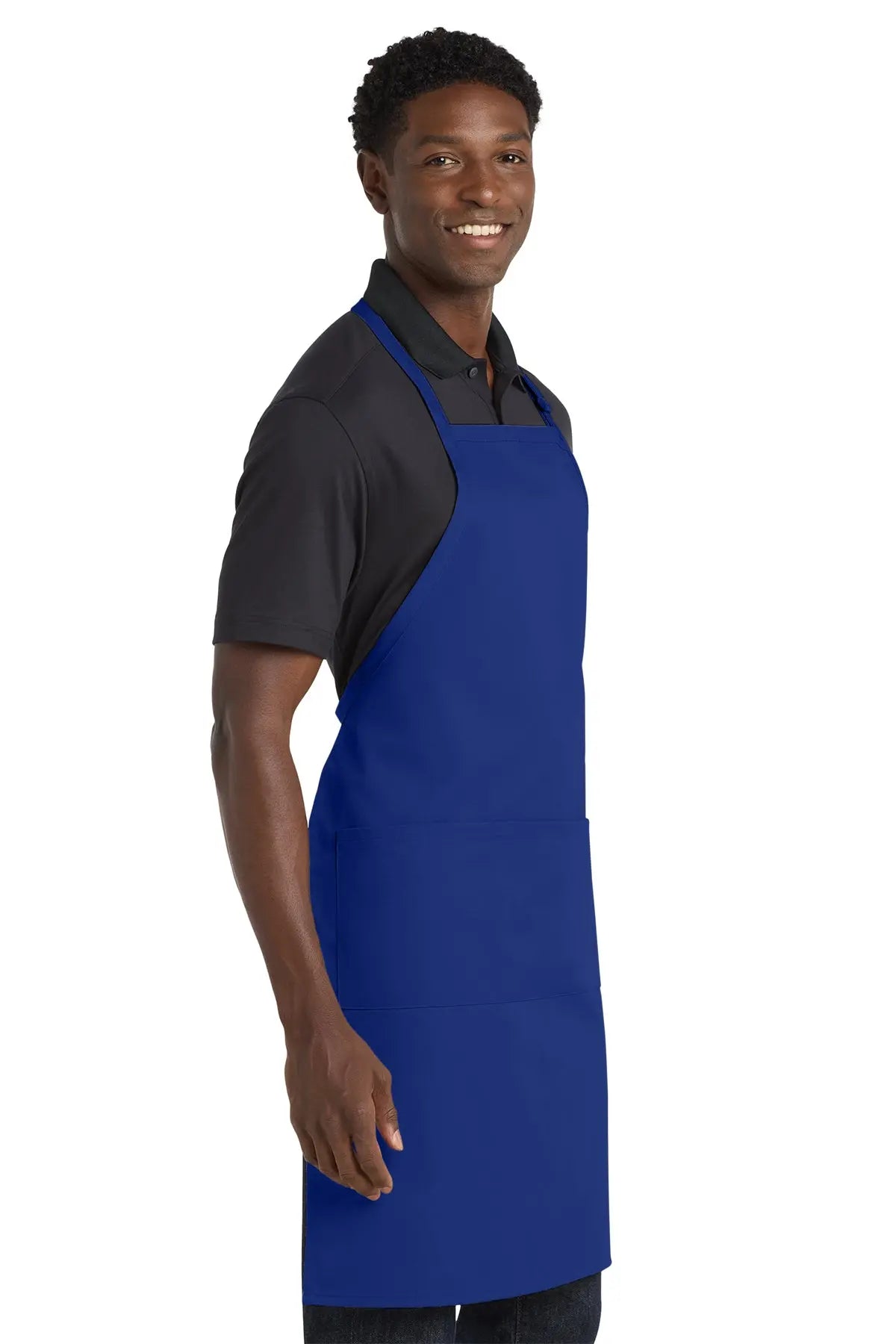 Port Authority® Easy Care Extra Long Bib Apron with Stain Release #A700
