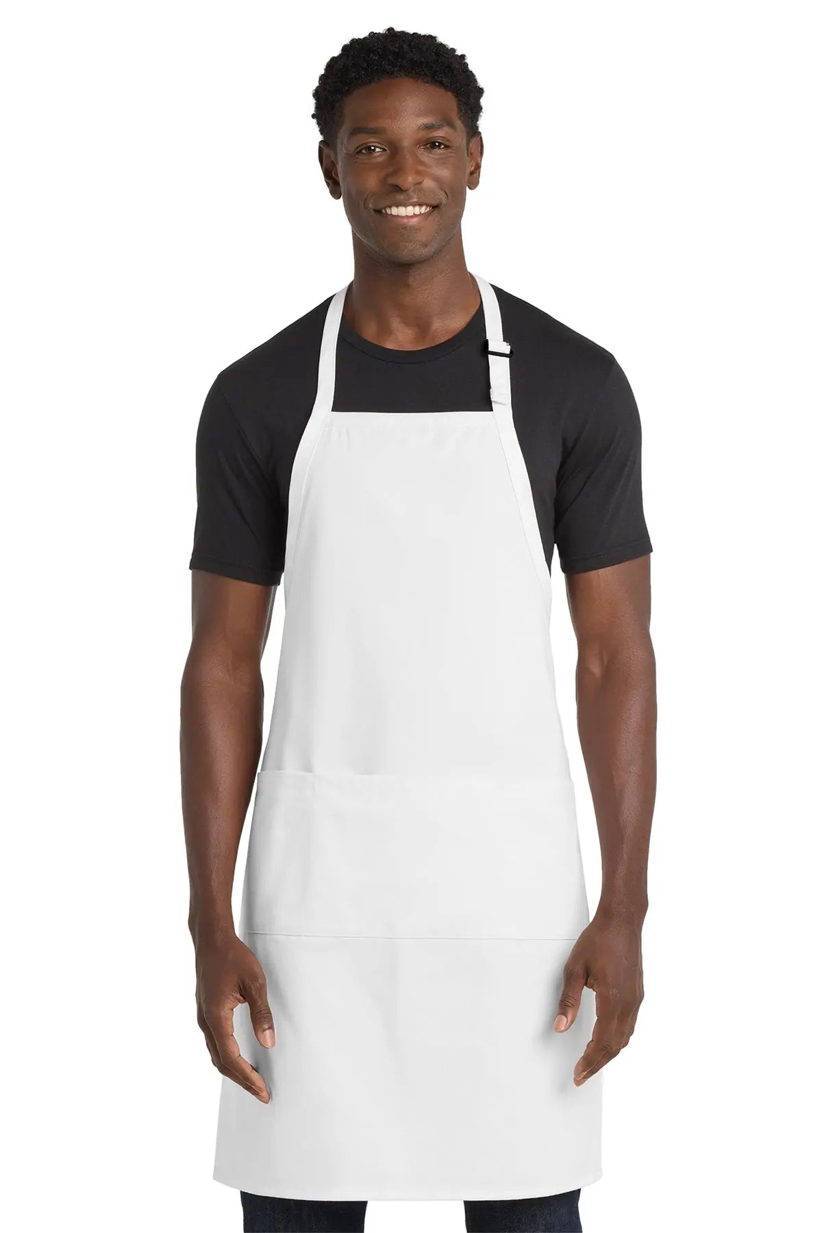 Port Authority® Easy Care Extra Long Bib Apron with Stain Release #A700