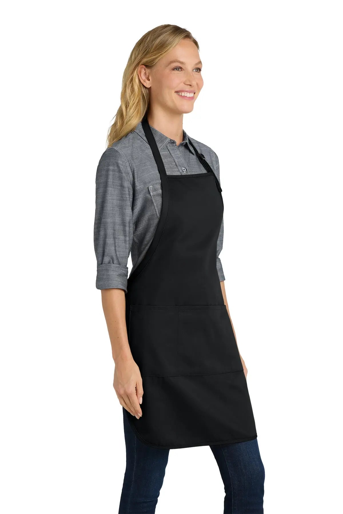 Port Authority® Easy Care Full-Length Apron with Stain Release #A703