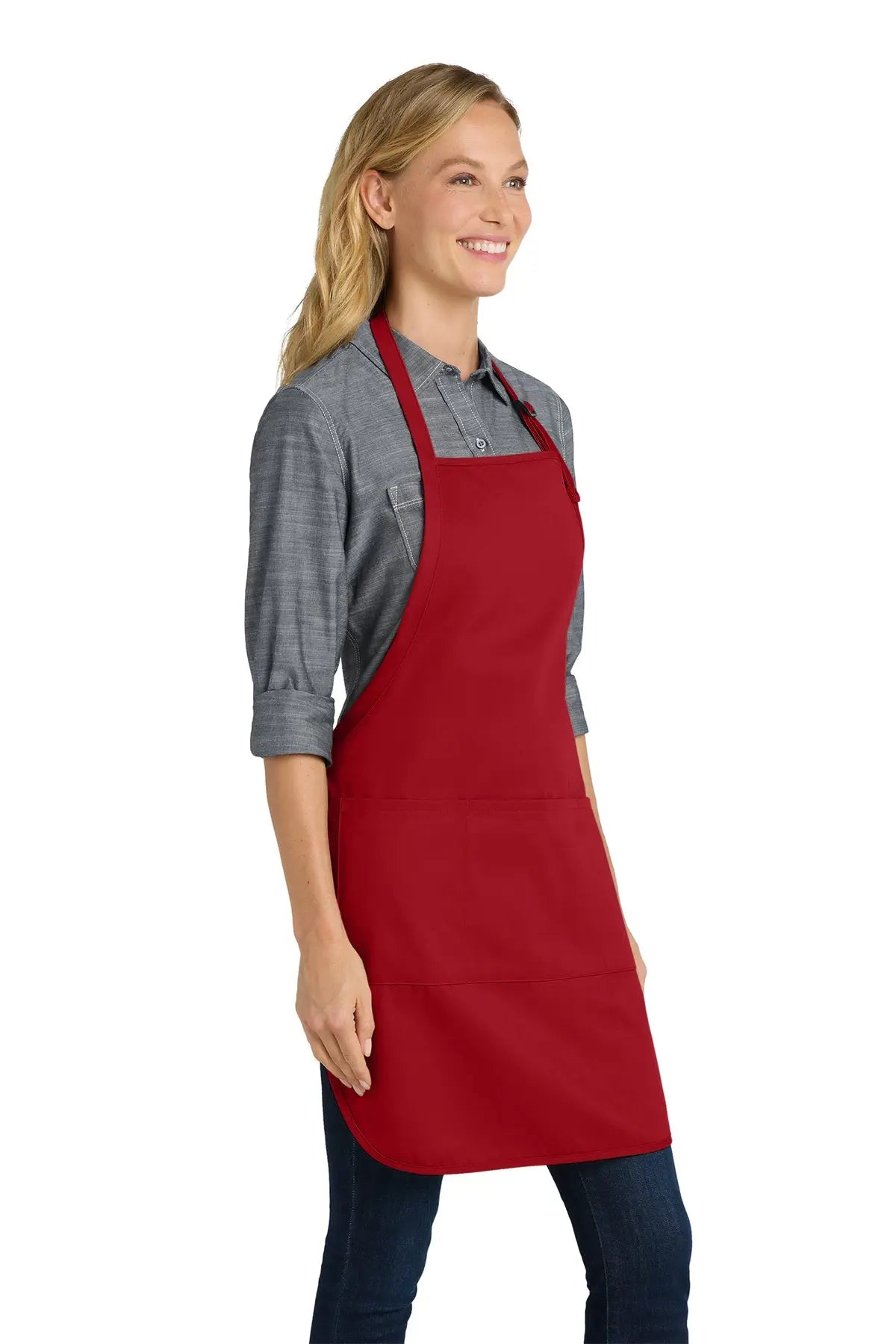 Port Authority® Easy Care Full-Length Apron with Stain Release #A703