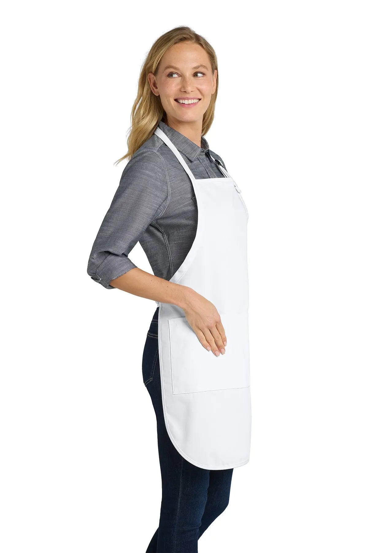 Port Authority® Easy Care Full-Length Apron with Stain Release #A703