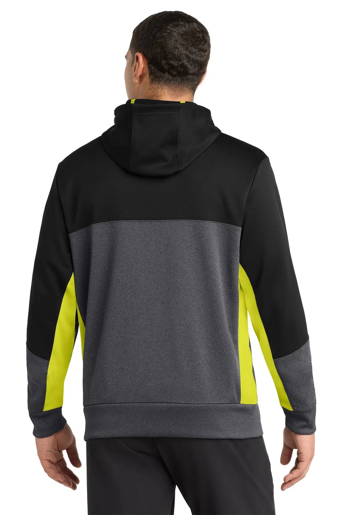 Sport-Tek® Tech Fleece Colorblock Full-Zip Hooded Jacket #ST245