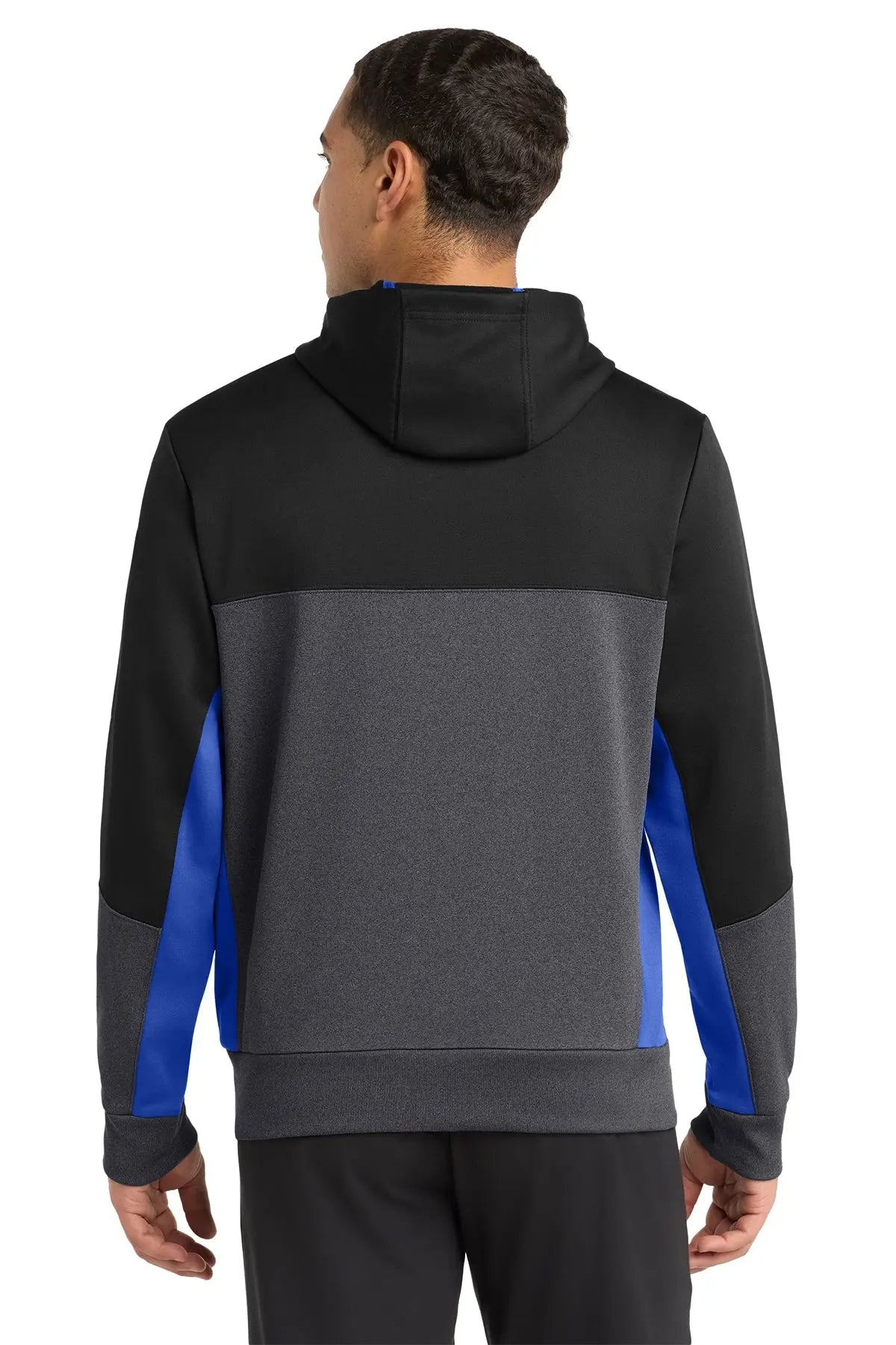 Sport-Tek® Tech Fleece Colorblock Full-Zip Hooded Jacket #ST245